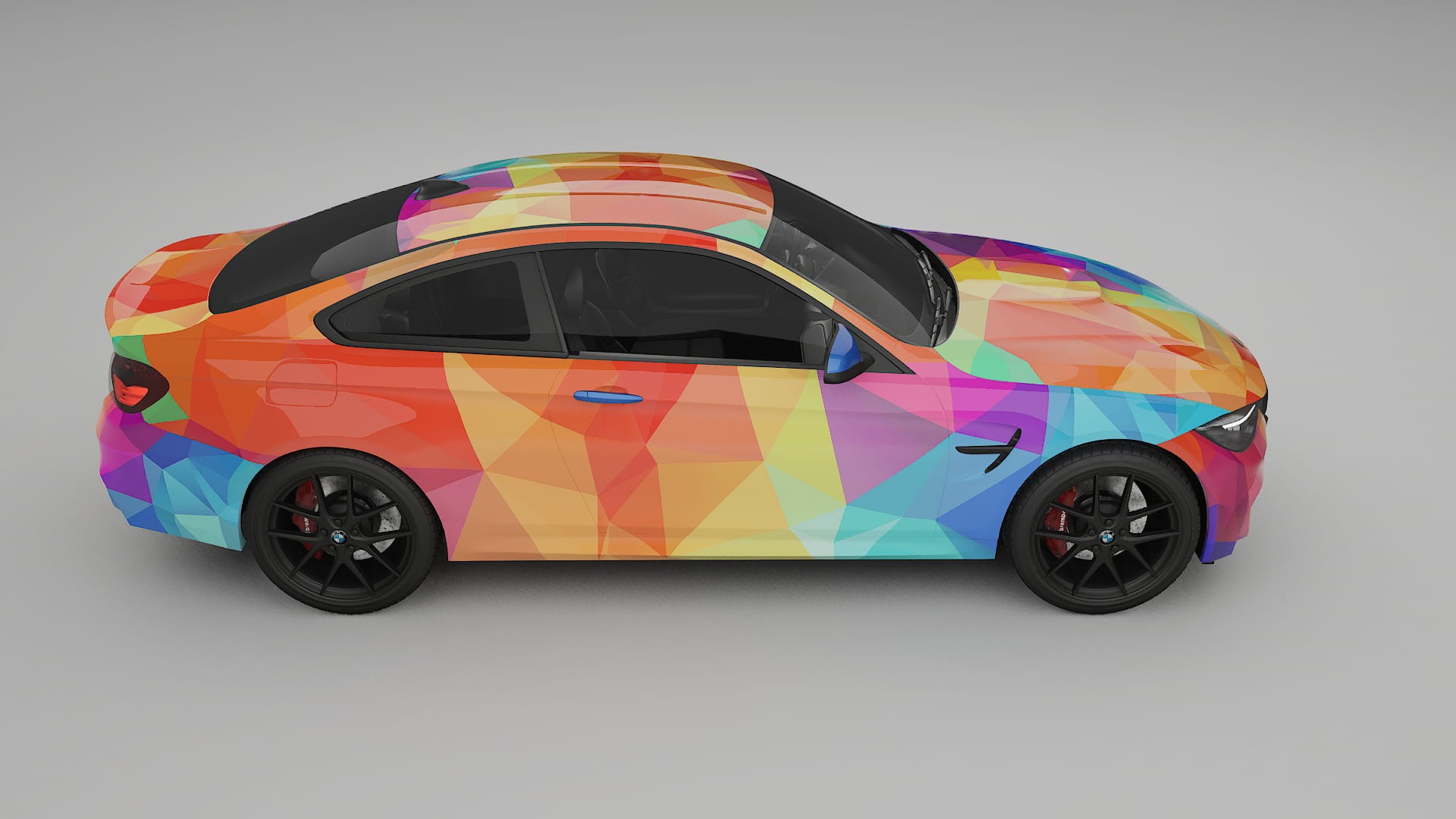 BMW M4 F82 VECTOR VIBE – Designad Wrap PPF-sats i utskrivbar polyuretanfilm