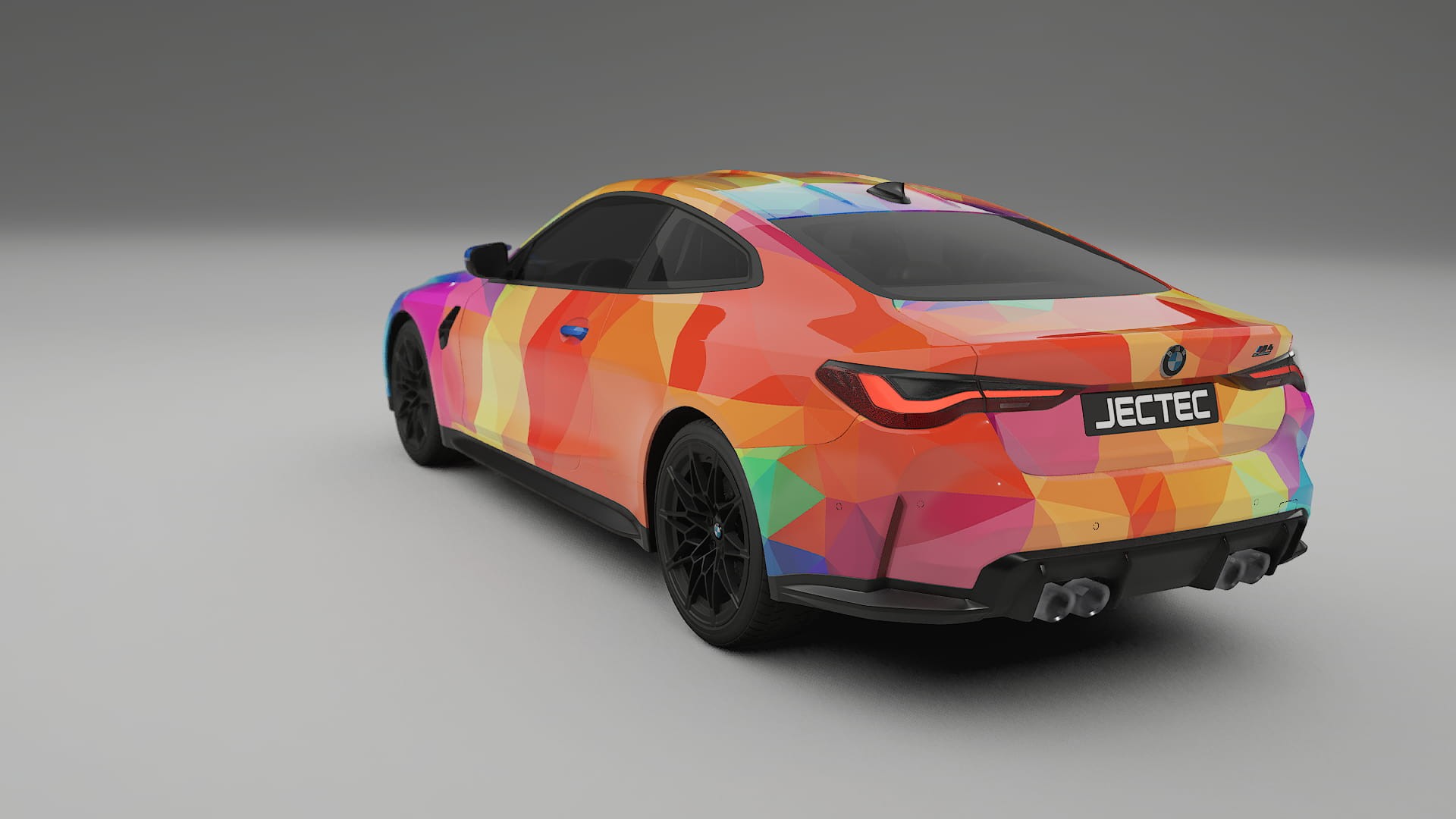 BMW M4 G82 VECTOR VIBE – Designad Wrap PPF-sats i utskrivbar polyuretanfilm