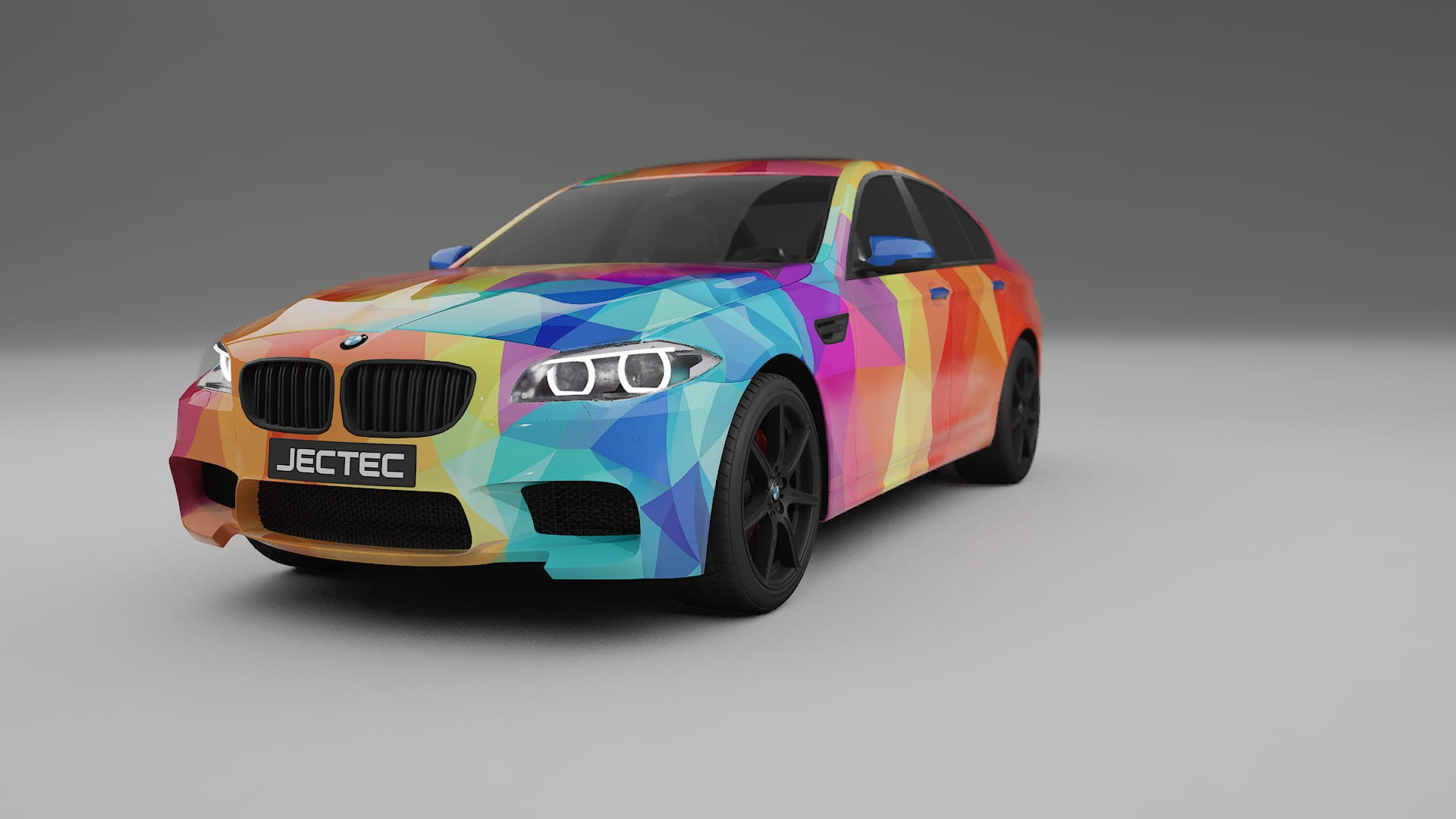 BMW M5 F10 VECTOR VIBE – Designad Wrap PPF-sats i utskrivbar polyuretanfilm
