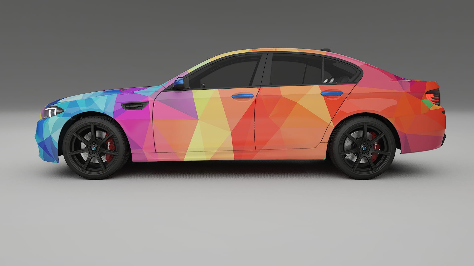BMW M5 F10 VECTOR VIBE – Designad Wrap PPF-sats i utskrivbar polyuretanfilm