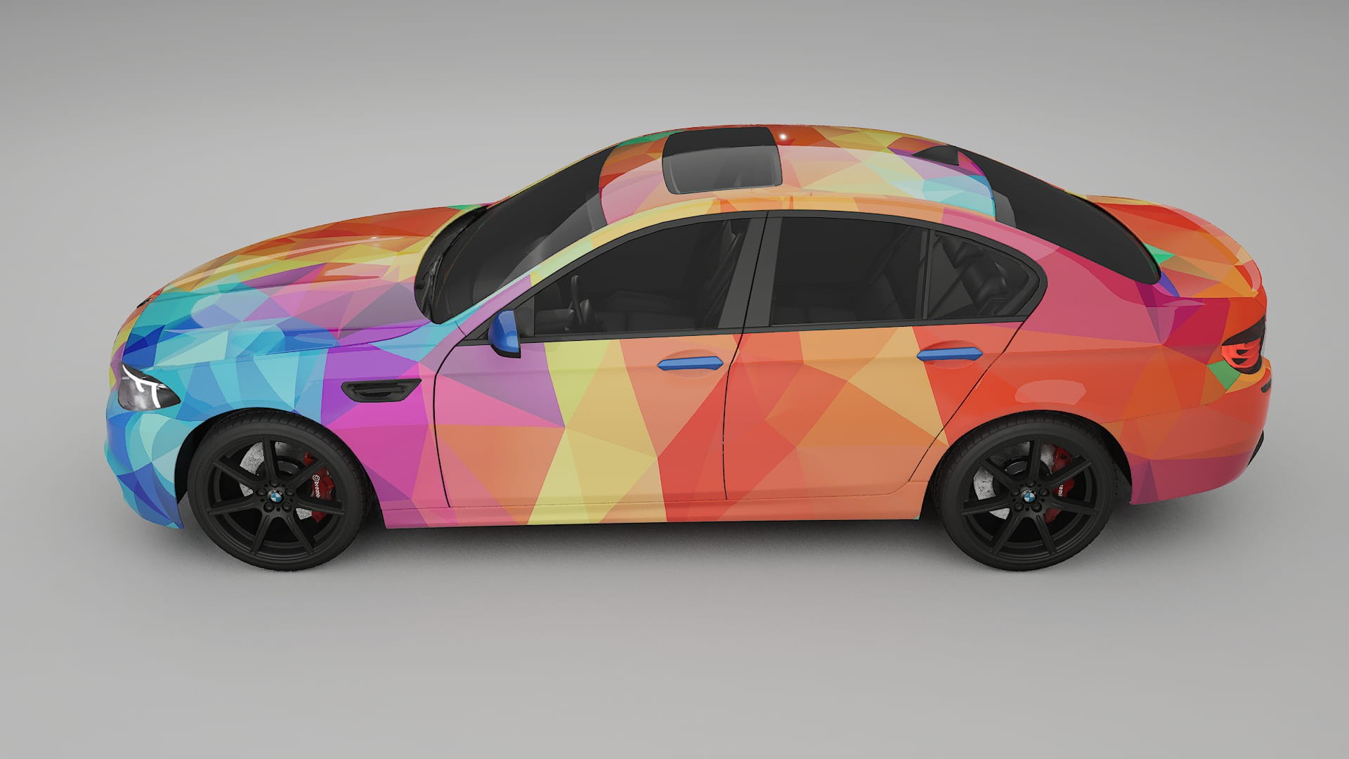 BMW M5 F10 VECTOR VIBE – Designad Wrap PPF-sats i utskrivbar polyuretanfilm