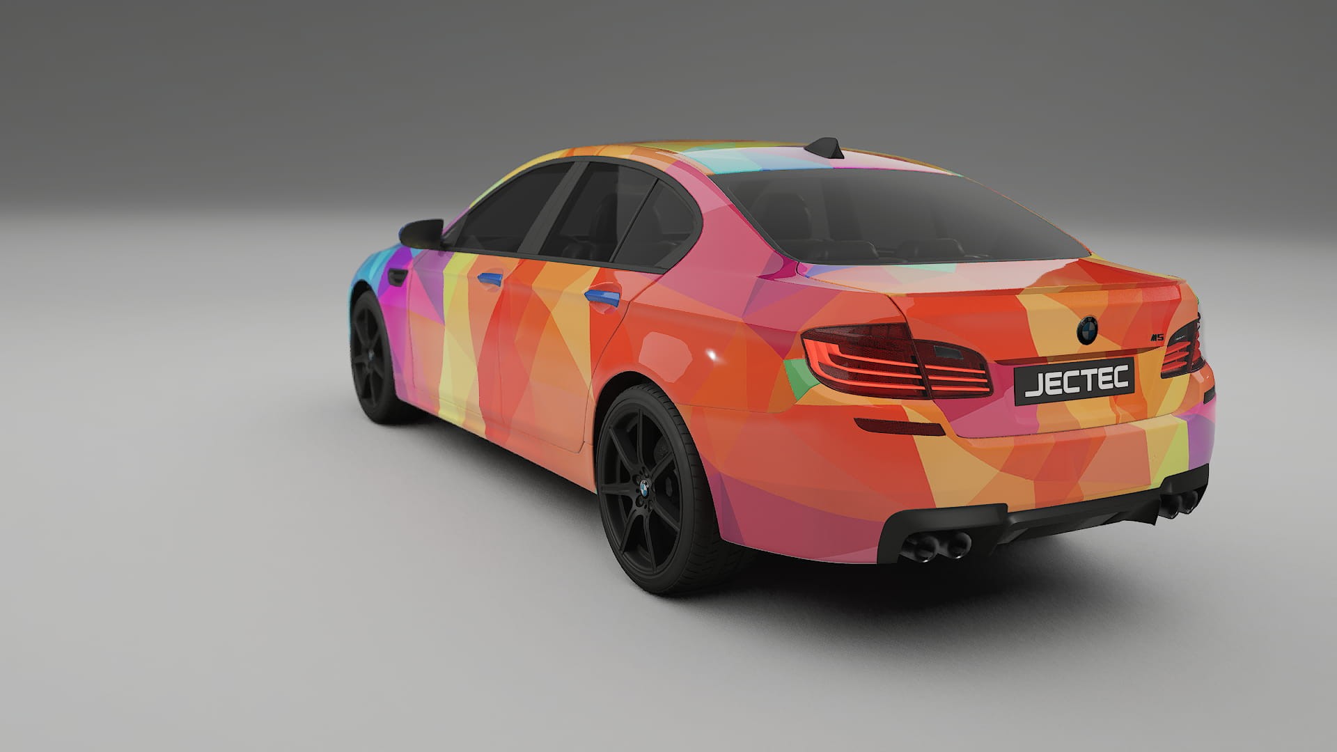 BMW M5 F10 VECTOR VIBE – Designad Wrap PPF-sats i utskrivbar polyuretanfilm