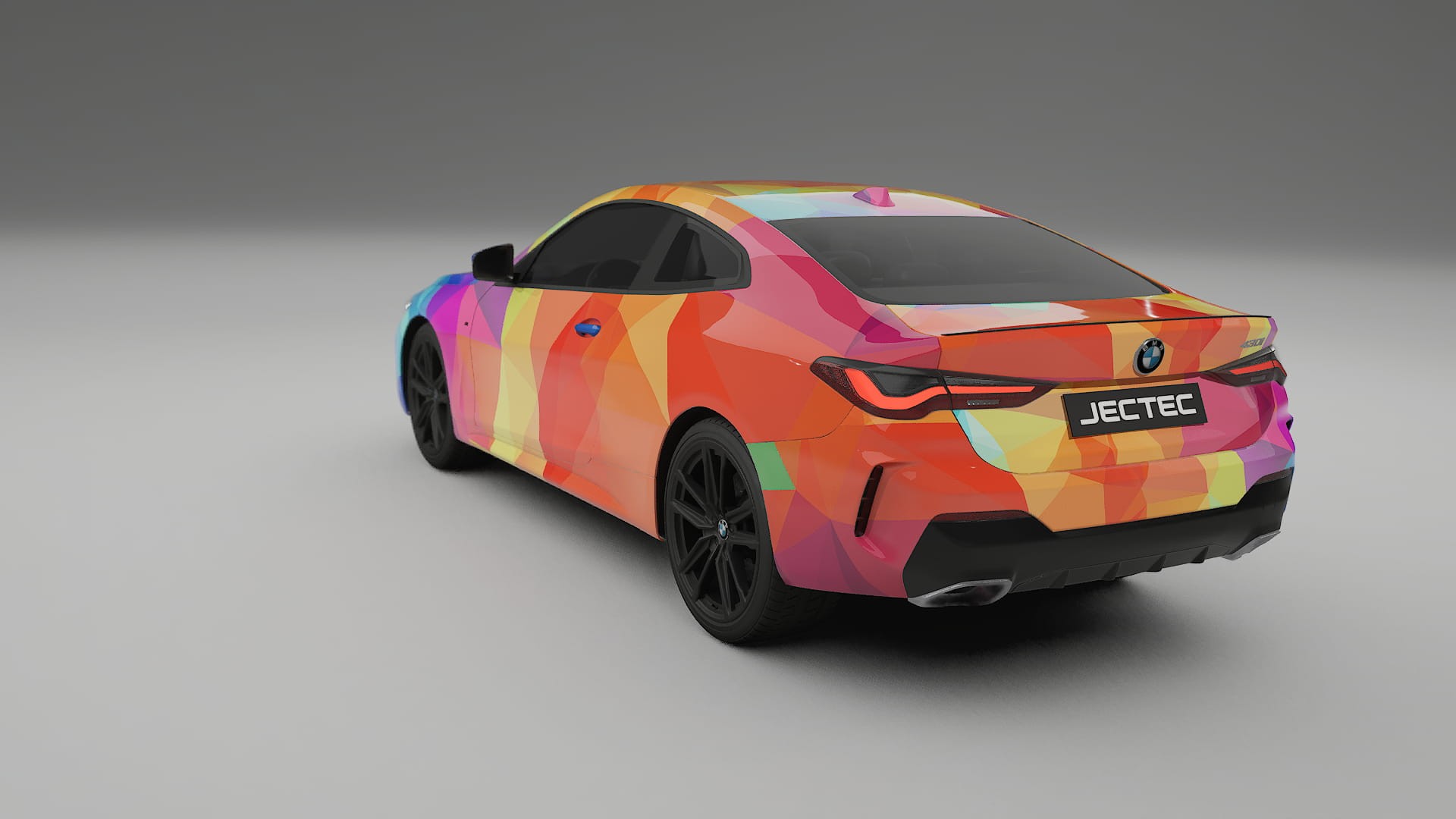 BMW M440i G26 VECTOR VIBE – Designad Wrap PPF-sats i utskrivbar polyuretanfilm