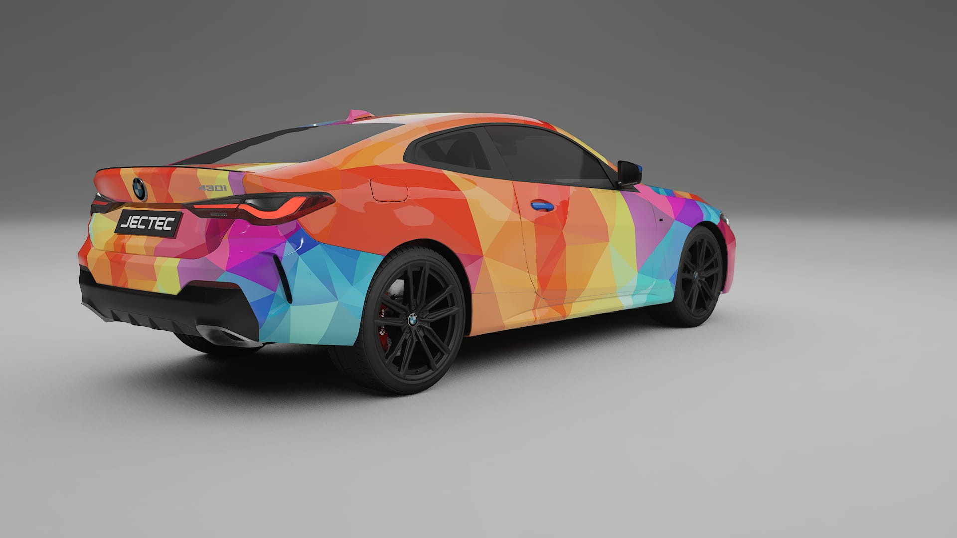 BMW M440i G26 VECTOR VIBE – Designad Wrap PPF-sats i utskrivbar polyuretanfilm