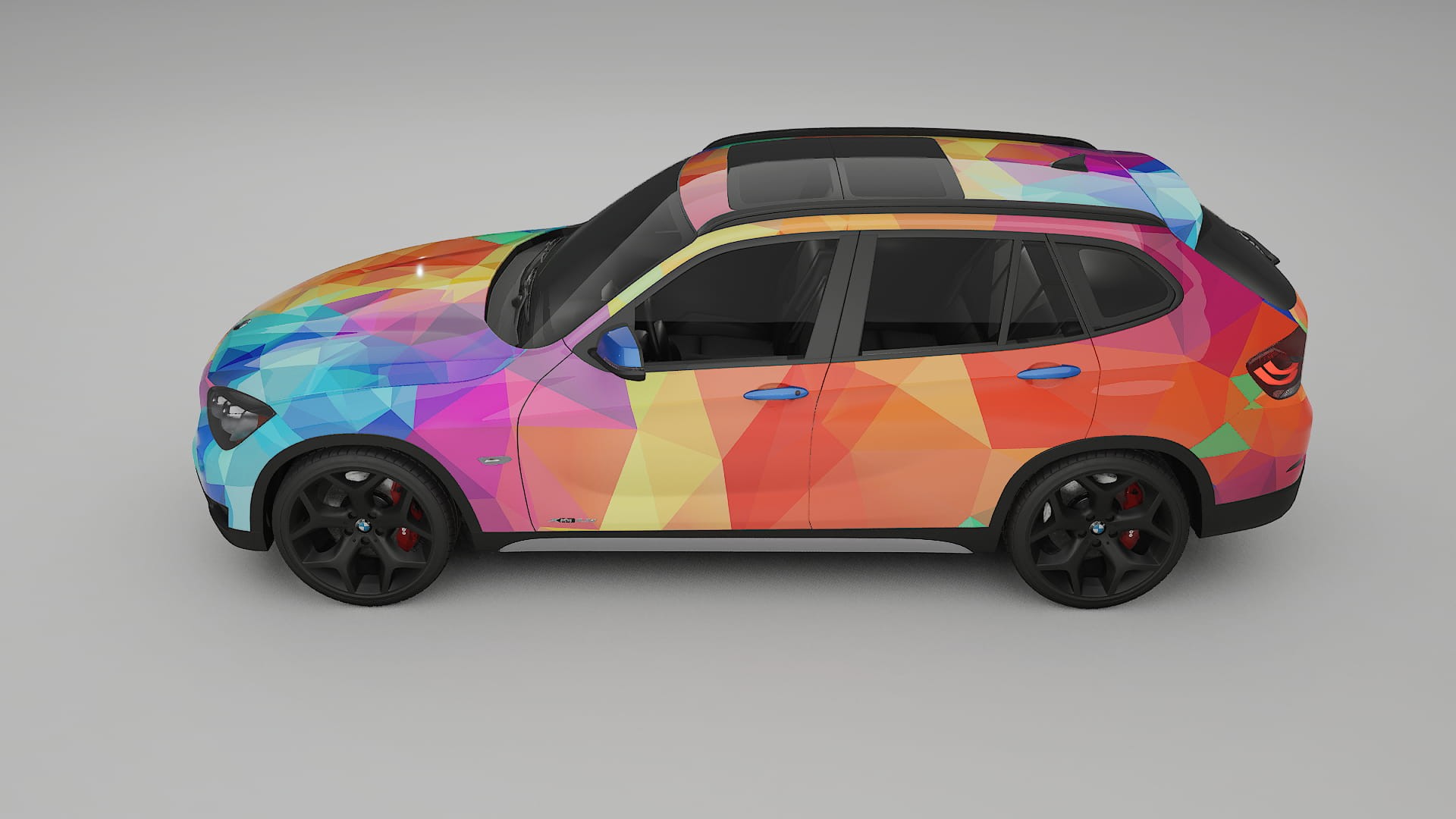 BMW X1 E84 VECTOR VIBE – Designad Wrap PPF-sats i utskrivbar polyuretanfilm