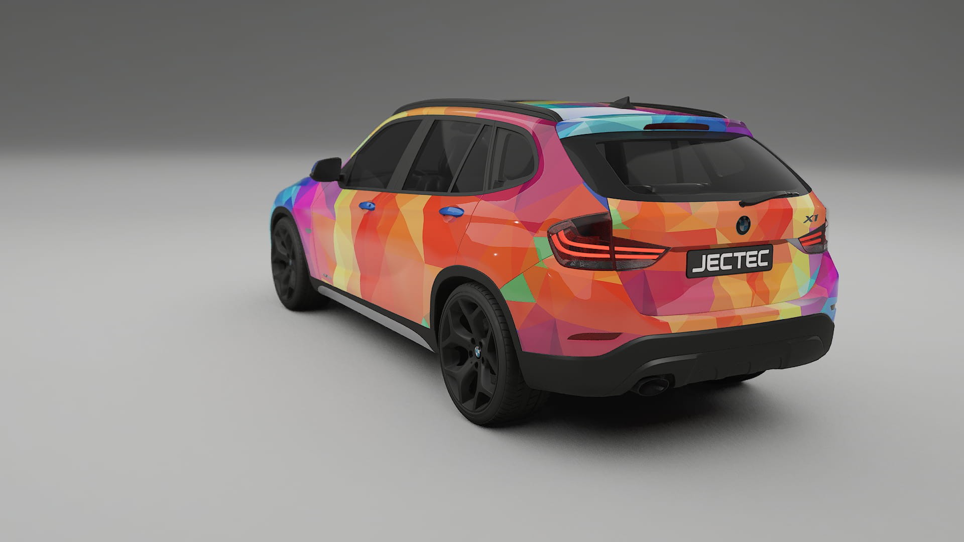 BMW X1 E84 VECTOR VIBE – Designad Wrap PPF-sats i utskrivbar polyuretanfilm