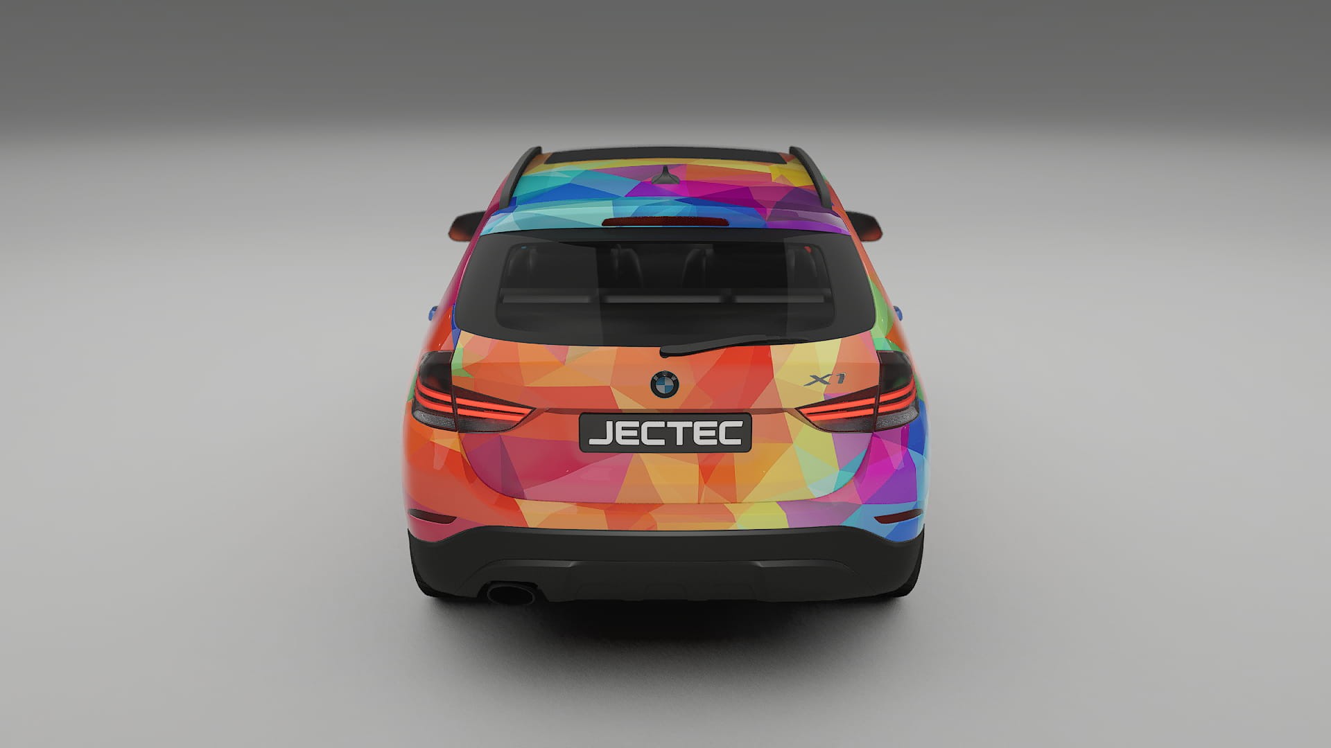 BMW X1 E84 VECTOR VIBE – Designad Wrap PPF-sats i utskrivbar polyuretanfilm