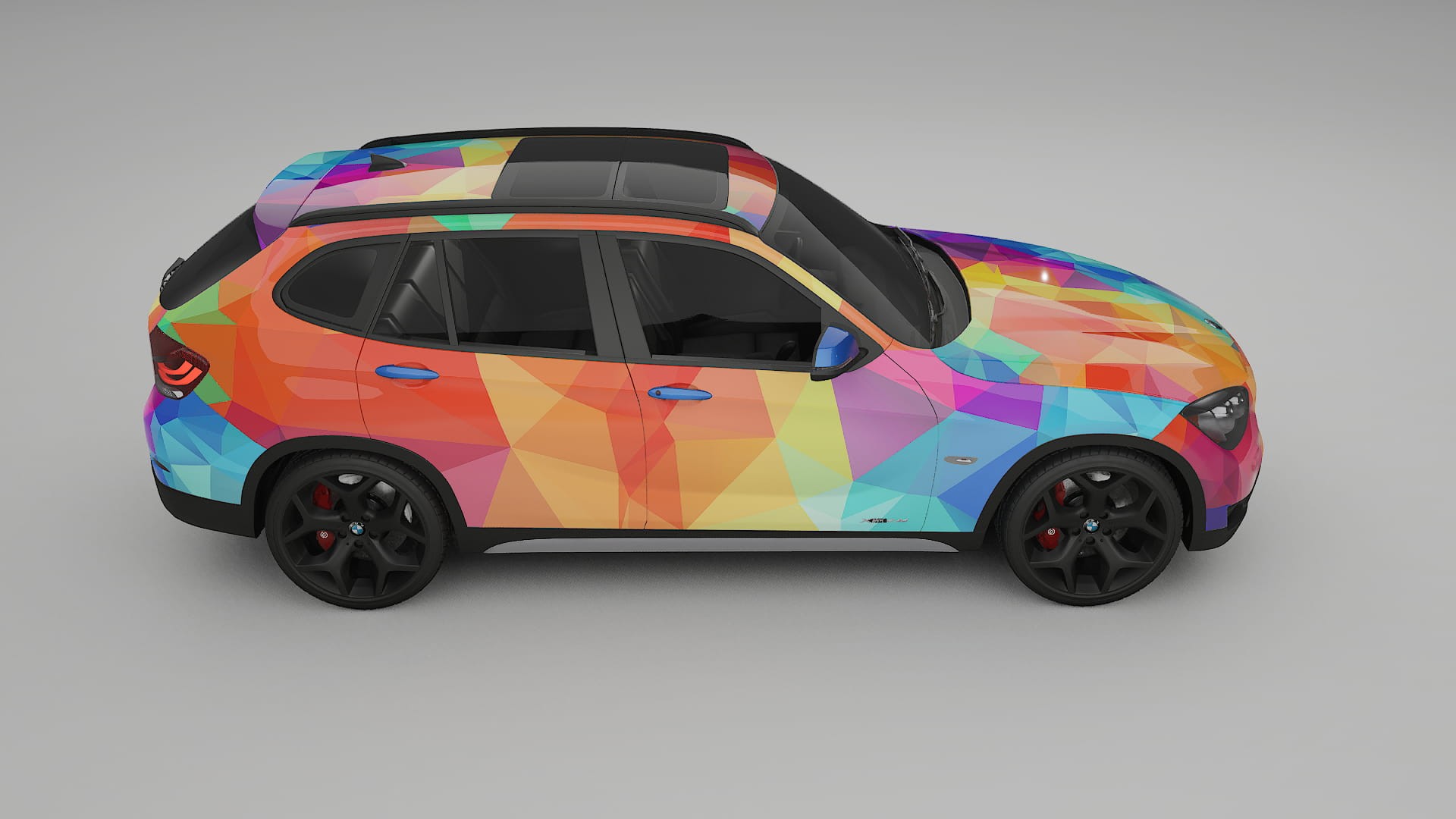 BMW X1 E84 VECTOR VIBE – Designad Wrap PPF-sats i utskrivbar polyuretanfilm