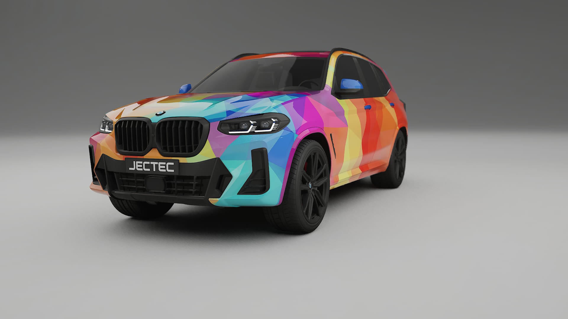 BMW X3 G01 facelift VECTOR VIBE – Designad Wrap PPF-sats i utskrivbar polyuretanfilm