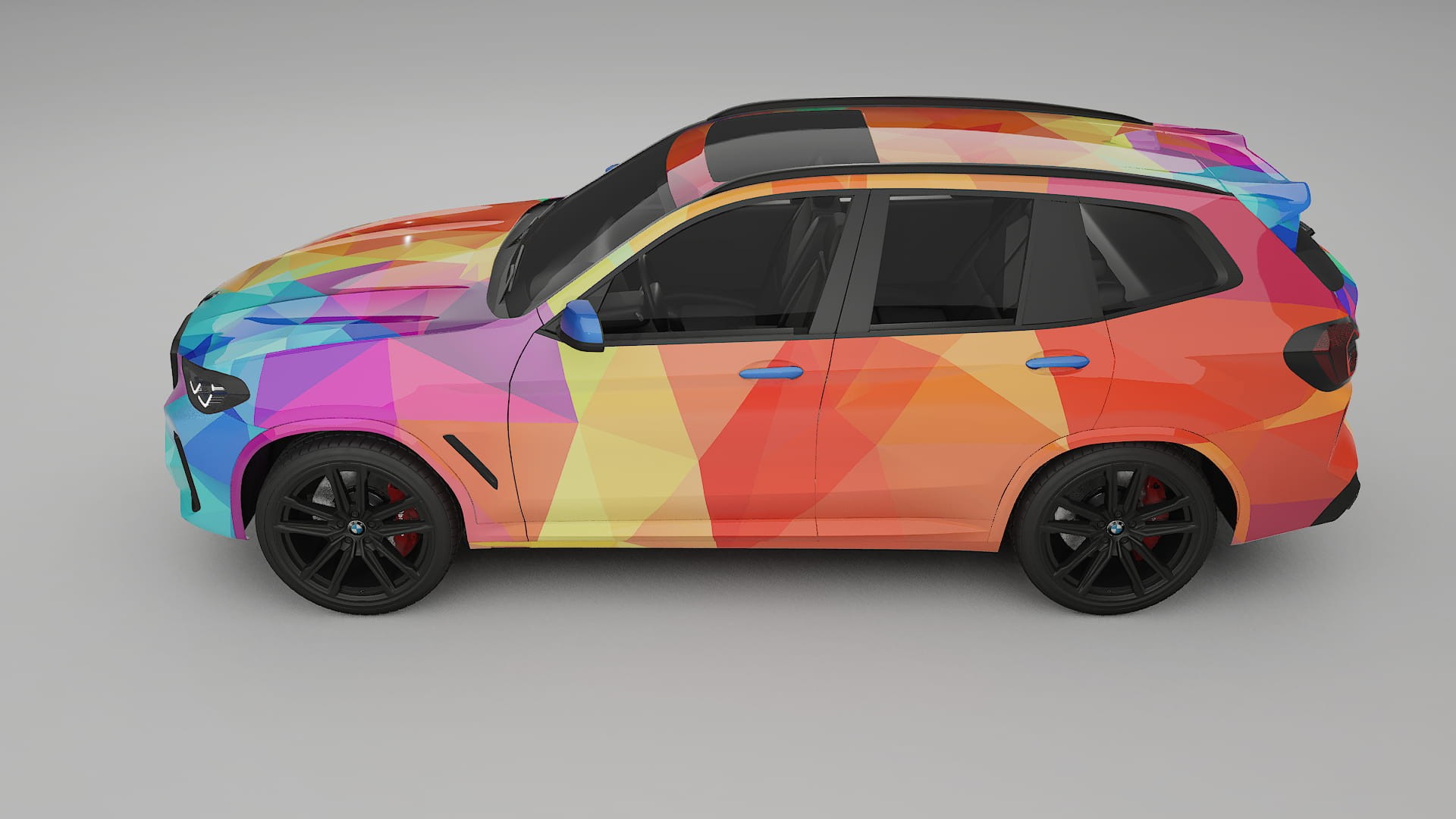 BMW X3 G01 facelift VECTOR VIBE – Designad Wrap PPF-sats i utskrivbar polyuretanfilm