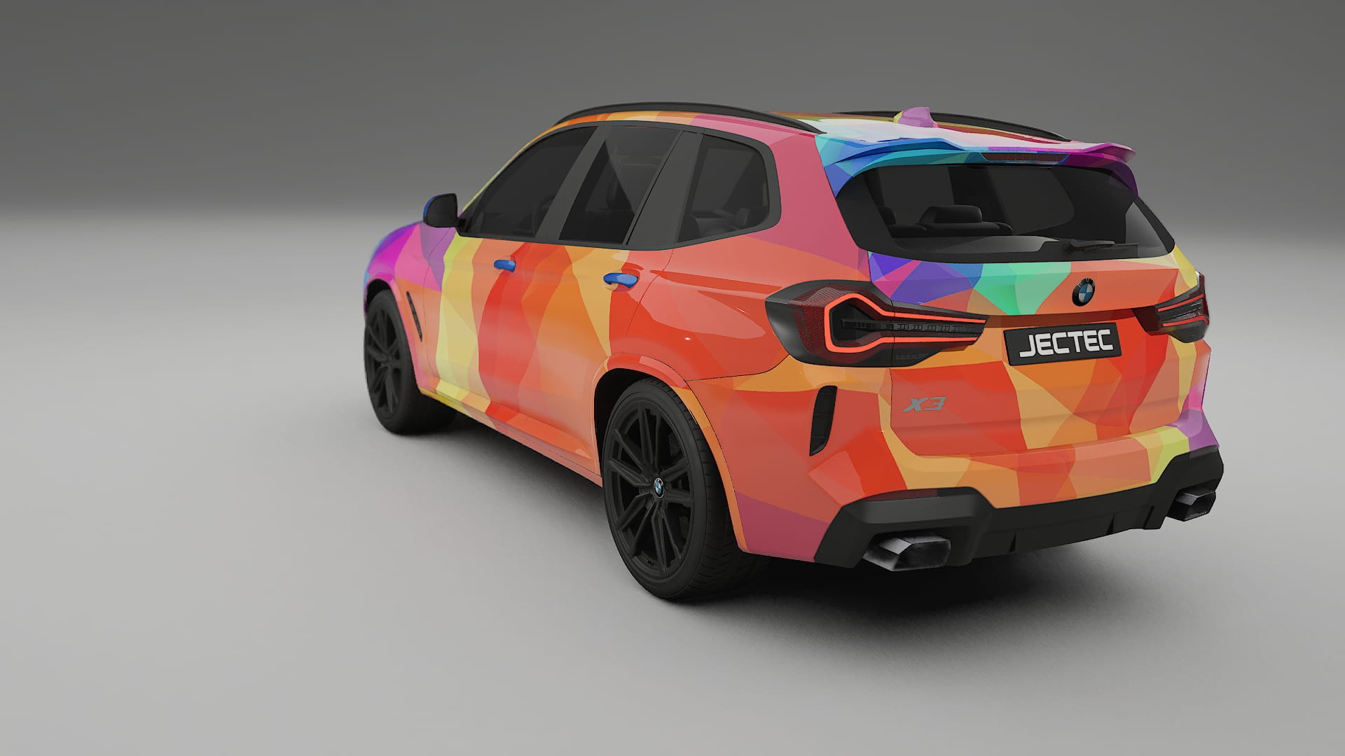 BMW X3 G01 facelift VECTOR VIBE – Designad Wrap PPF-sats i utskrivbar polyuretanfilm