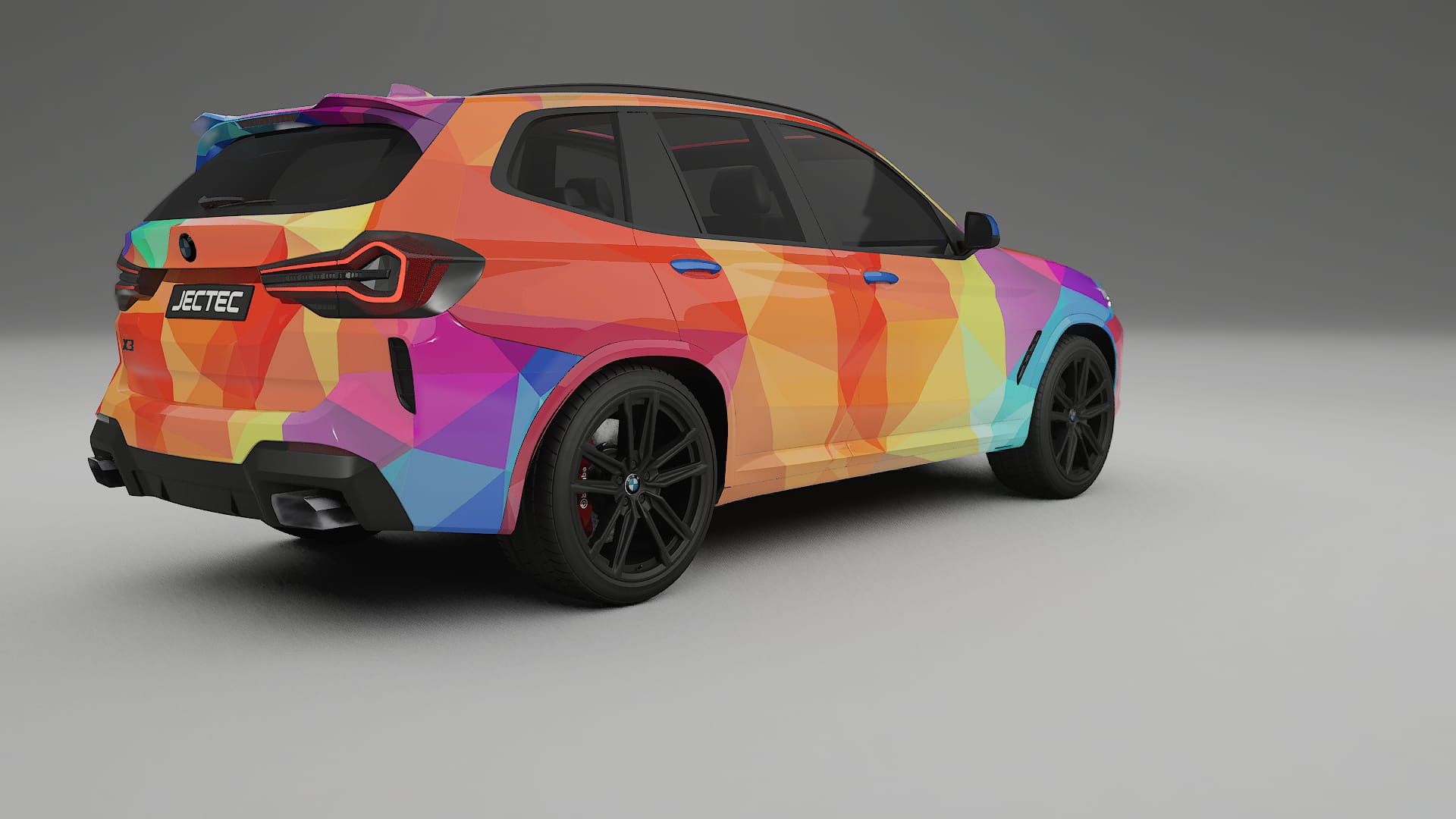 BMW X3 G01 facelift VECTOR VIBE – Designad Wrap PPF-sats i utskrivbar polyuretanfilm