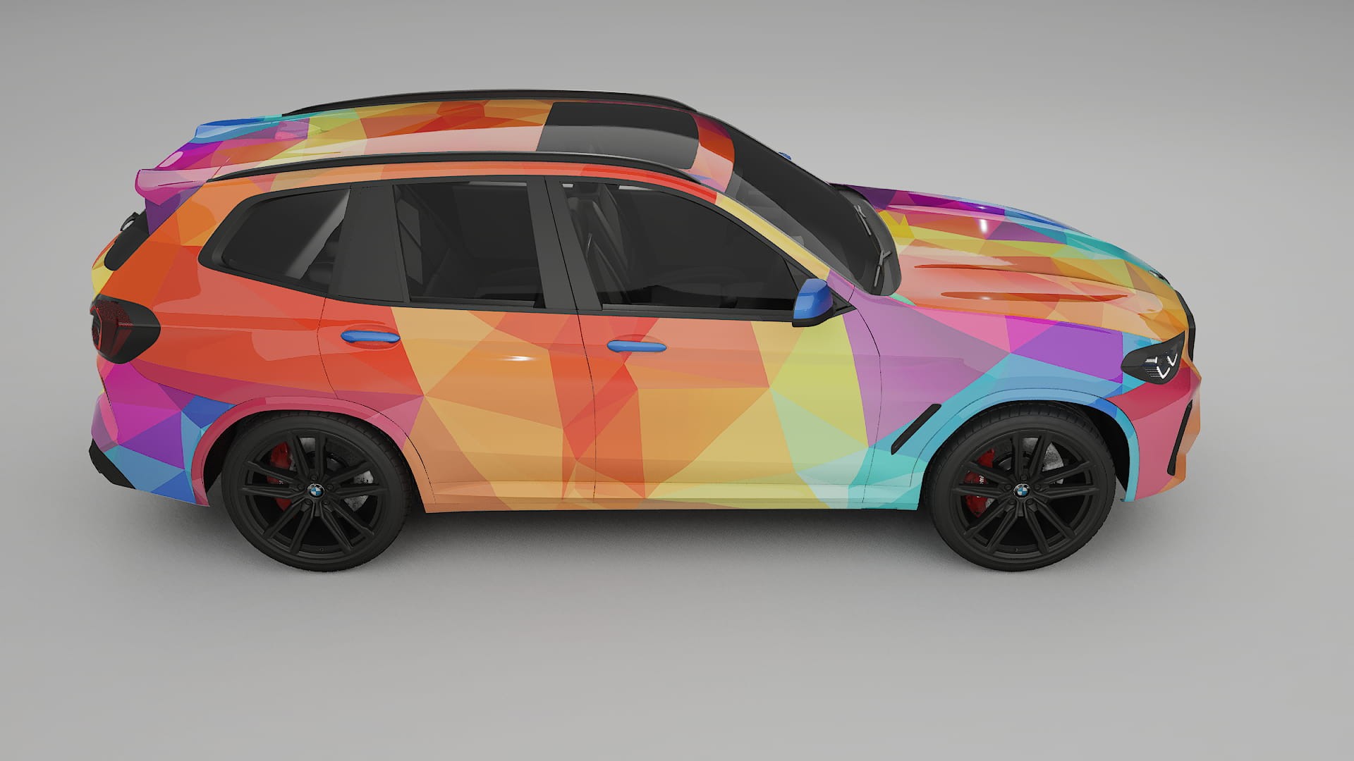BMW X3 G01 facelift VECTOR VIBE – Designad Wrap PPF-sats i utskrivbar polyuretanfilm