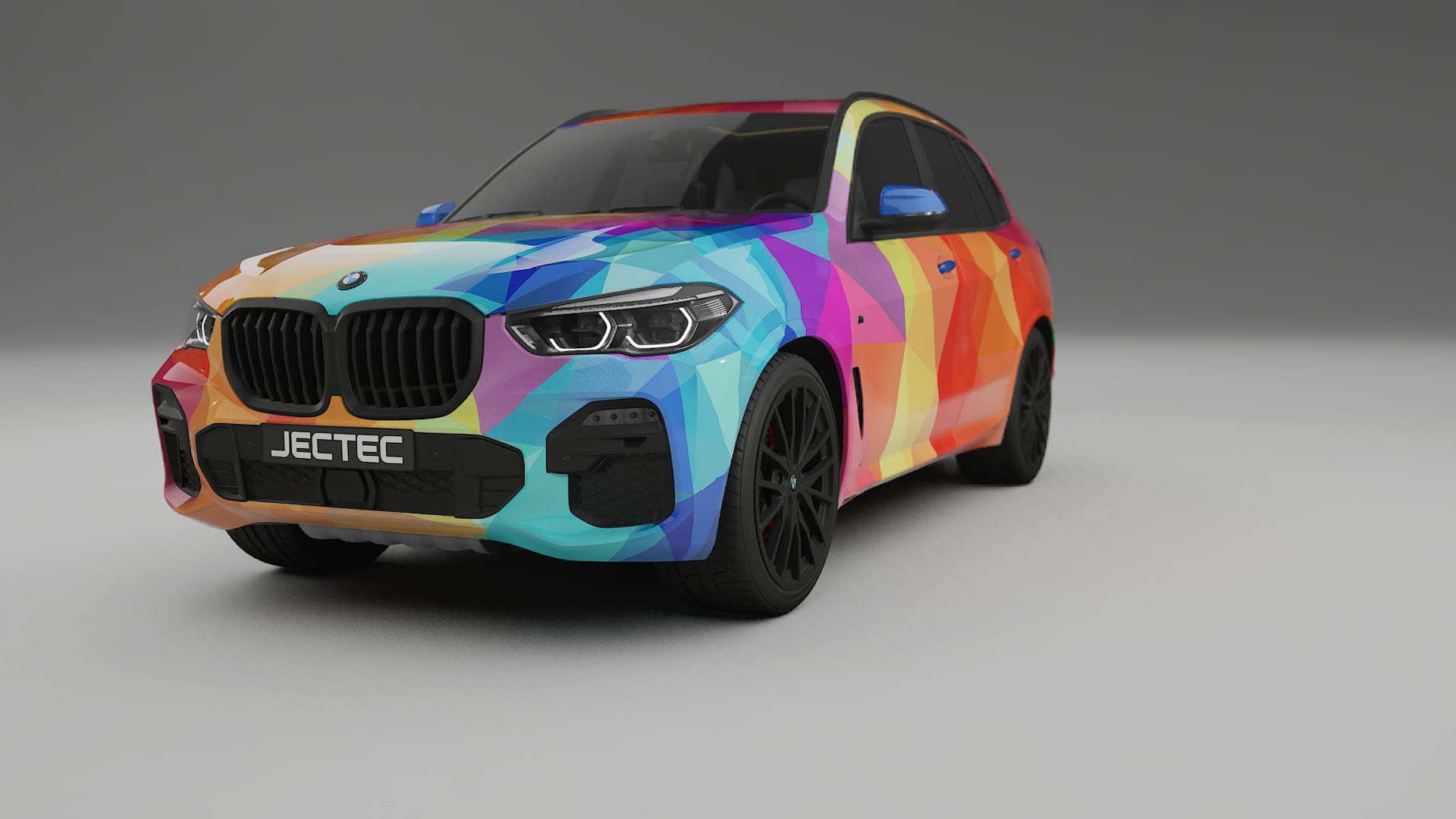 BMW X5 G05 M-Sport VECTOR VIBE – Designad Wrap PPF-sats i utskrivbar polyuretanfilm