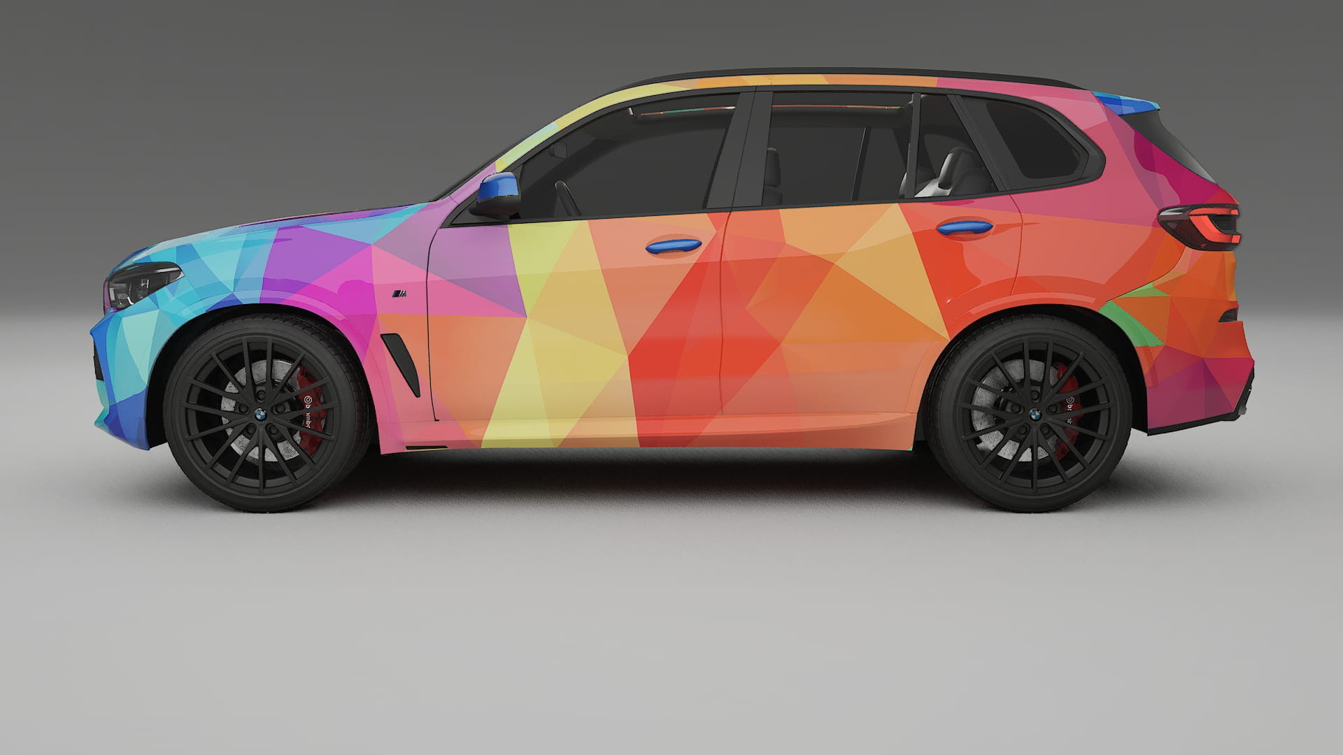 BMW X5 G05 M-Sport VECTOR VIBE – Designad Wrap PPF-sats i utskrivbar polyuretanfilm