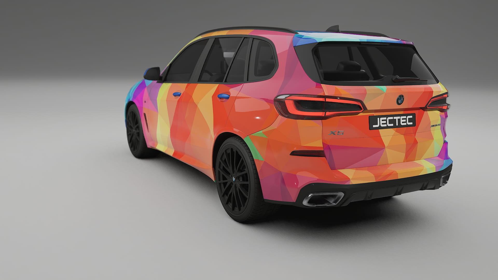 BMW X5 G05 M-Sport VECTOR VIBE – Designad Wrap PPF-sats i utskrivbar polyuretanfilm