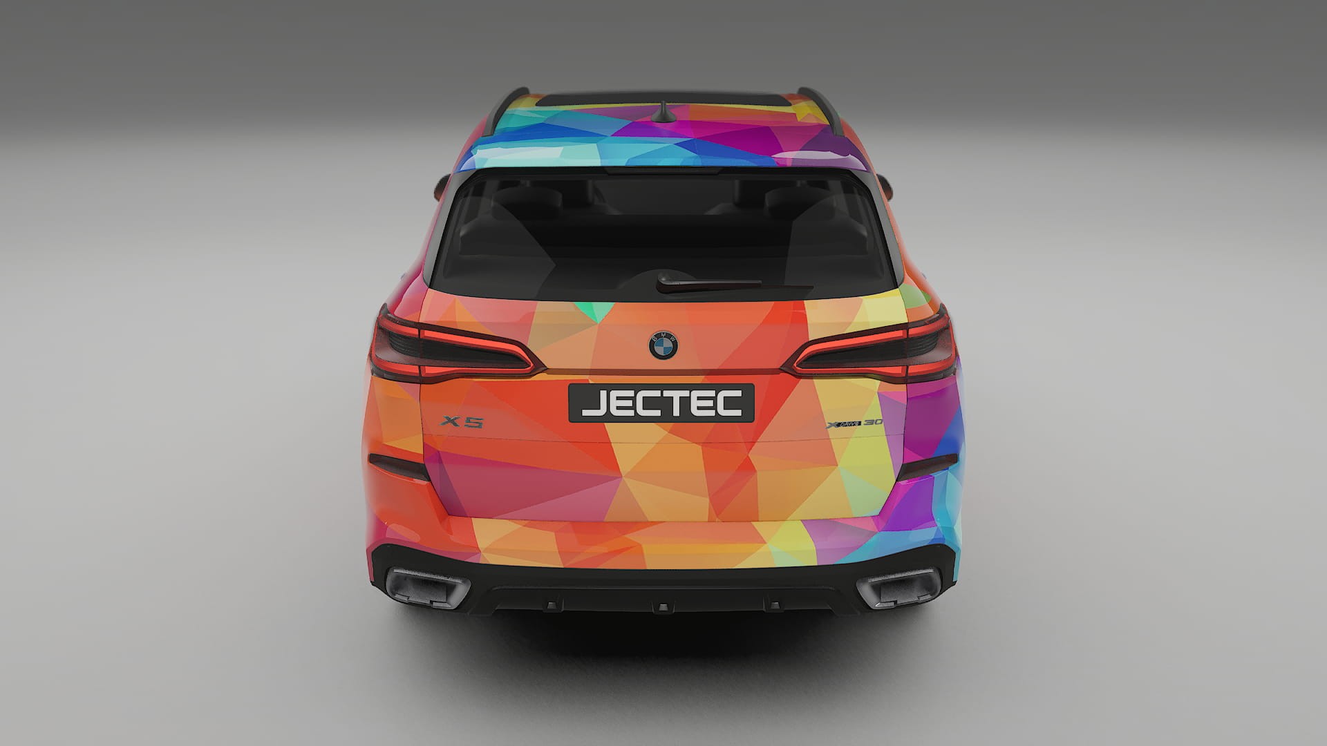 BMW X5 G05 M-Sport VECTOR VIBE – Designad Wrap PPF-sats i utskrivbar polyuretanfilm