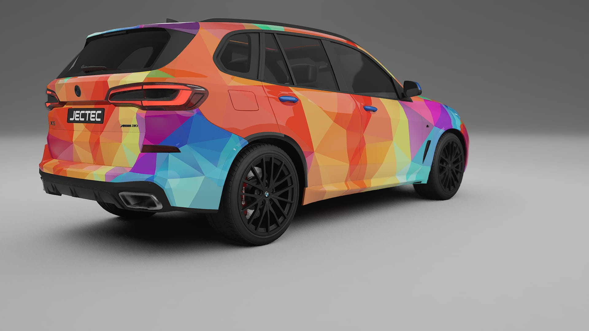 BMW X5 G05 M-Sport VECTOR VIBE – Designad Wrap PPF-sats i utskrivbar polyuretanfilm