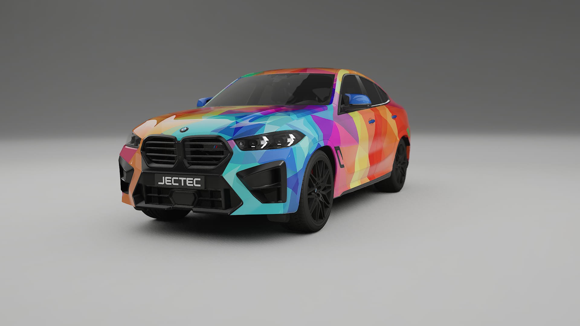 BMW X6 F96 Competition VECTOR VIBE – Designad Wrap PPF-sats i utskrivbar polyuretanfilm