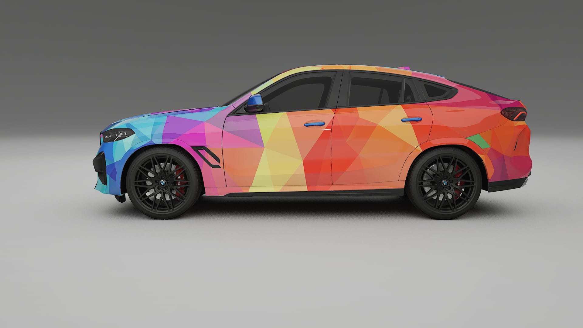 BMW X6 F96 Competition VECTOR VIBE – Designad Wrap PPF-sats i utskrivbar polyuretanfilm