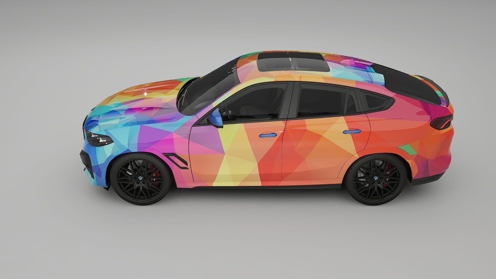 BMW X6 F96 Competition VECTOR VIBE – Designad Wrap PPF-sats i utskrivbar polyuretanfilm