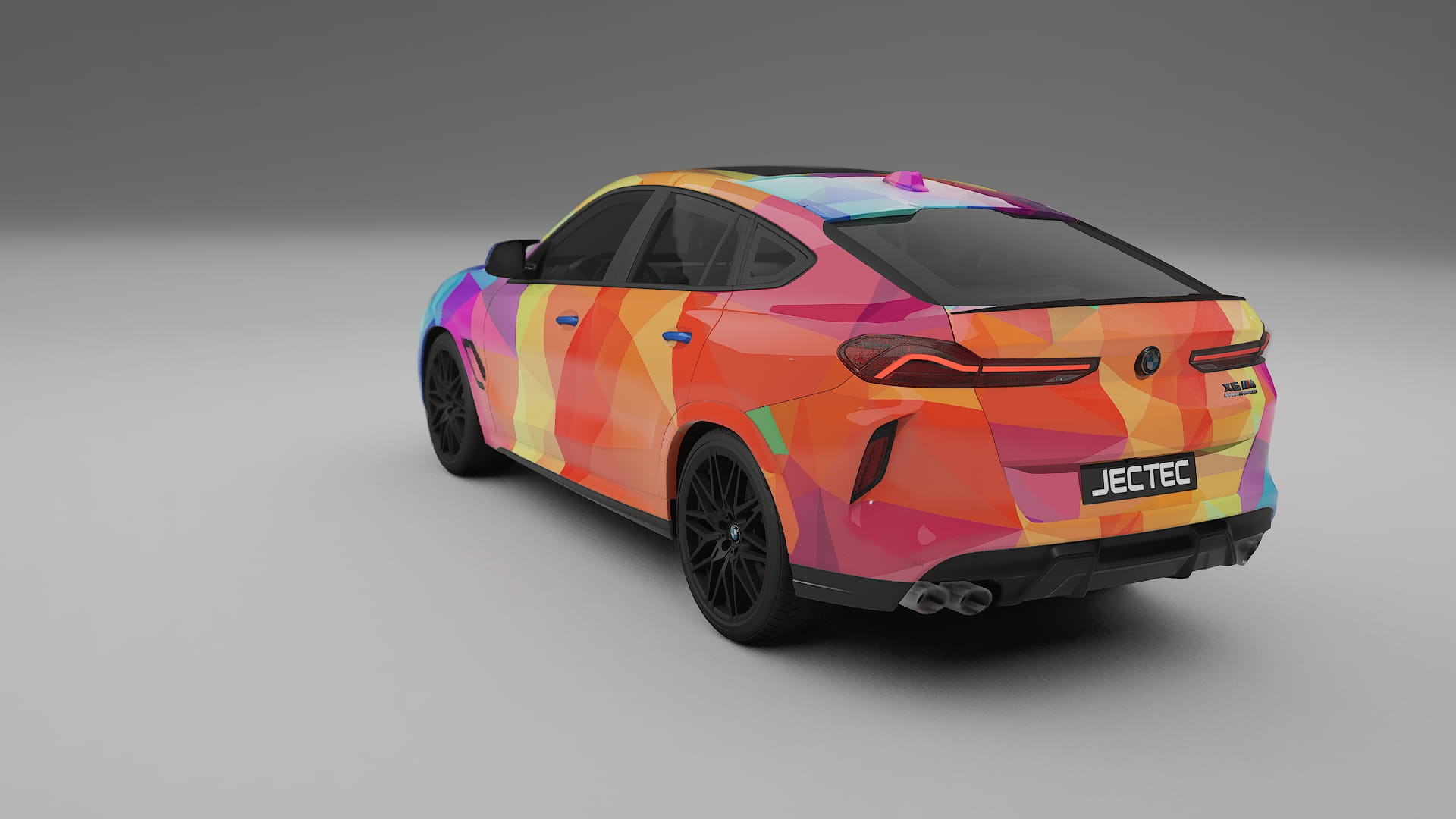 BMW X6 F96 Competition VECTOR VIBE – Designad Wrap PPF-sats i utskrivbar polyuretanfilm