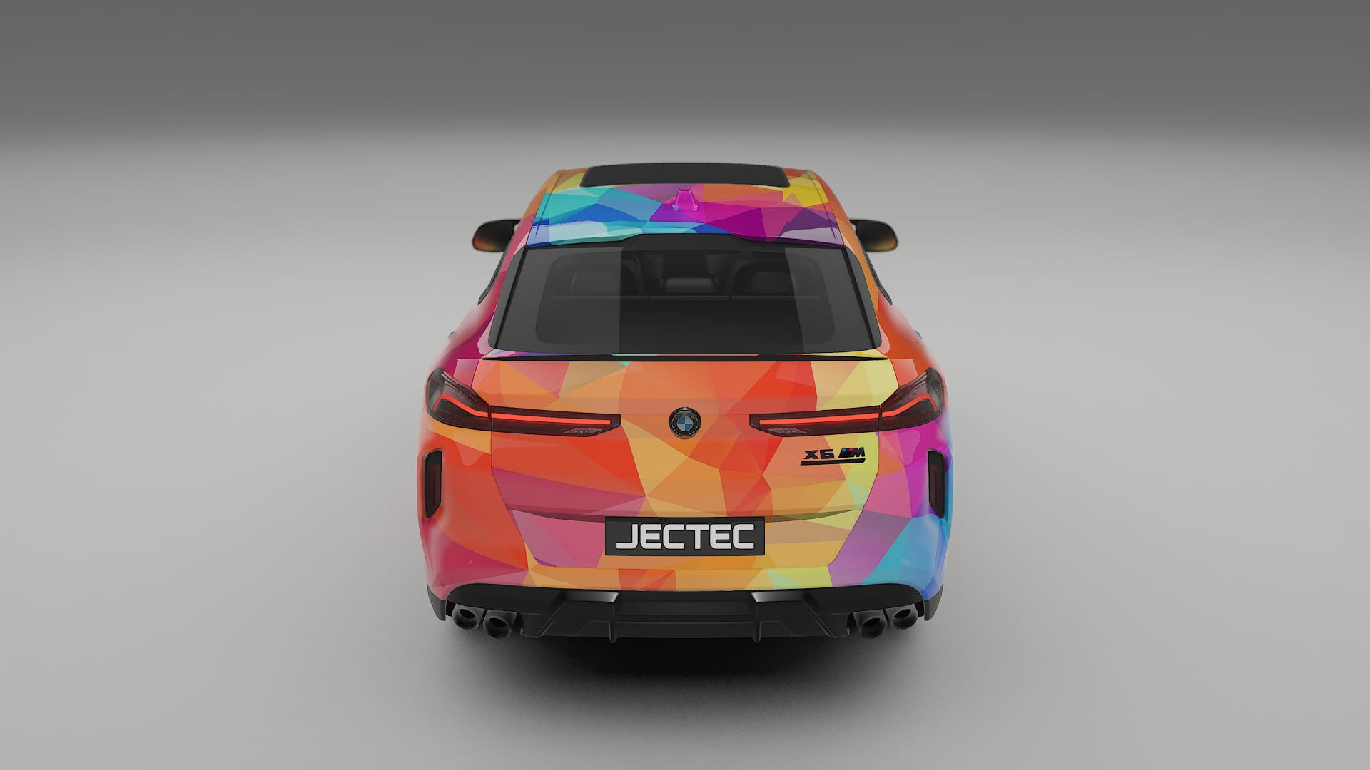 BMW X6 F96 Competition VECTOR VIBE – Designad Wrap PPF-sats i utskrivbar polyuretanfilm