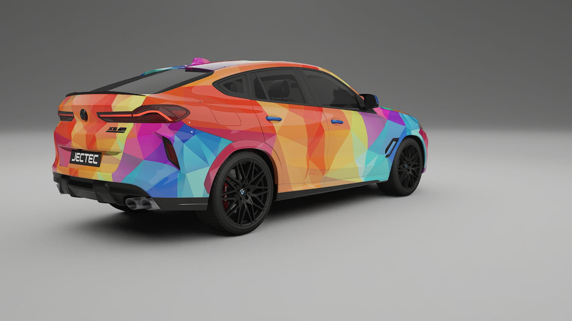 BMW X6 F96 Competition VECTOR VIBE – Designad Wrap PPF-sats i utskrivbar polyuretanfilm