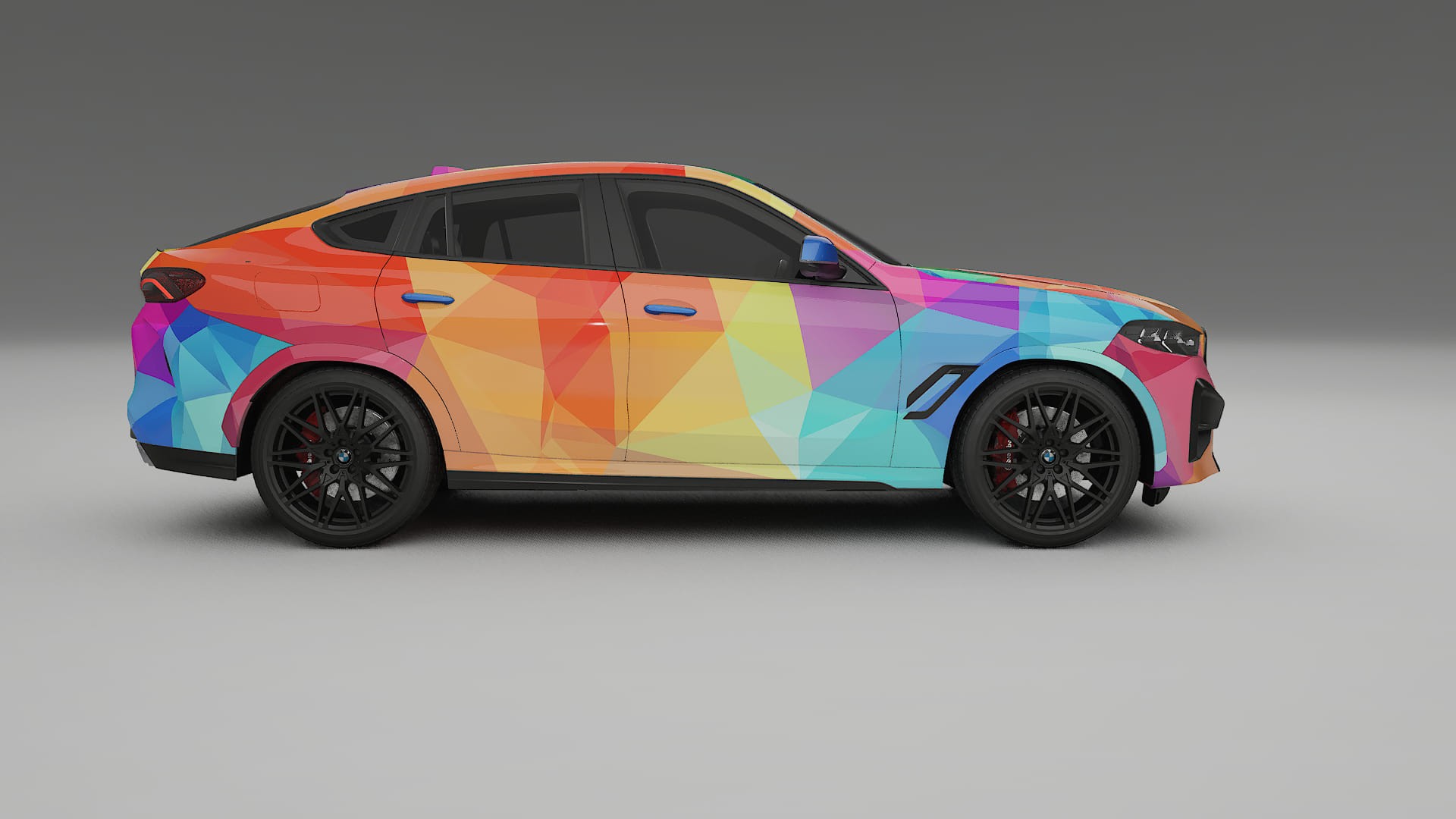 BMW X6 F96 Competition VECTOR VIBE – Designad Wrap PPF-sats i utskrivbar polyuretanfilm