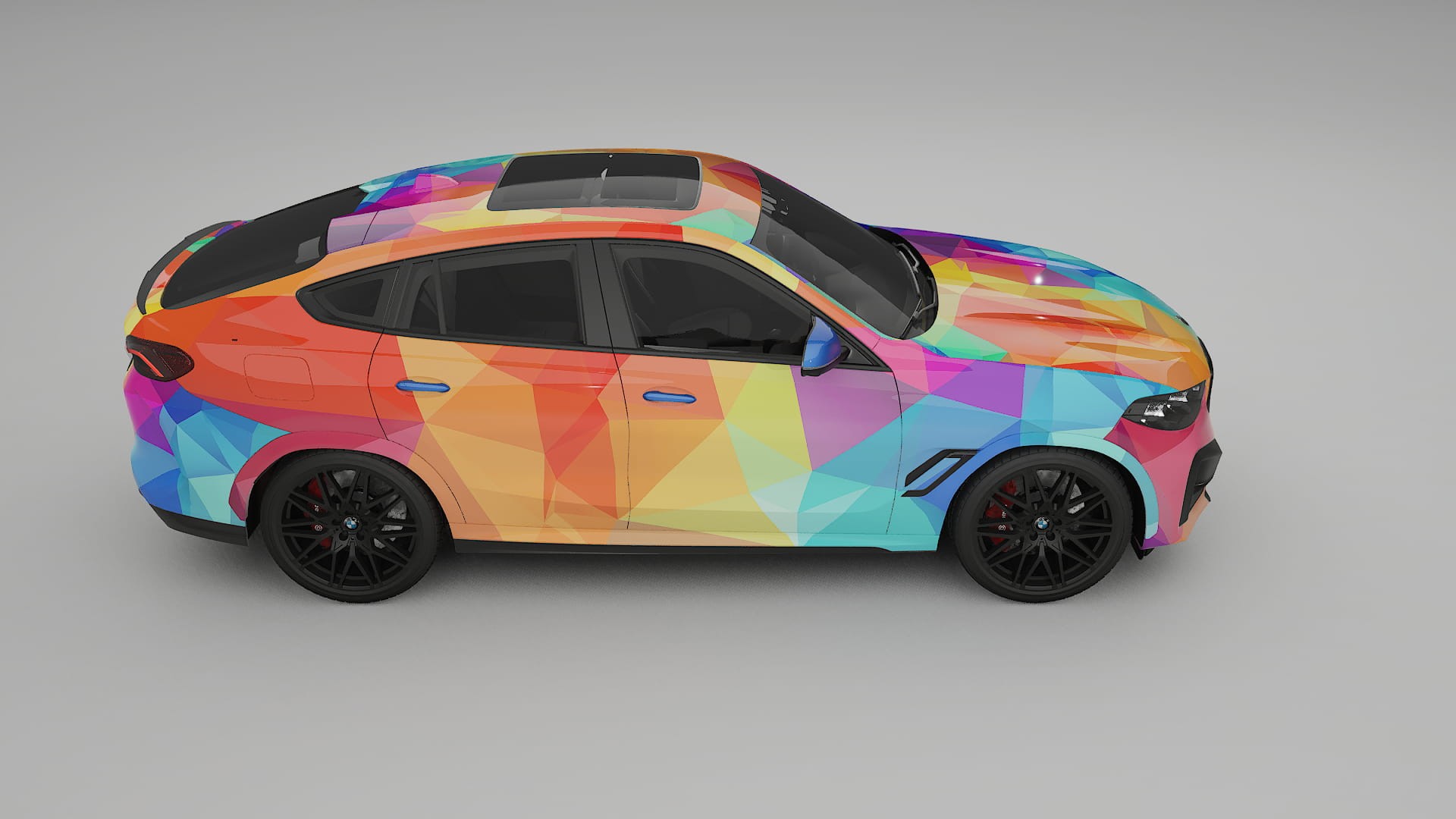 BMW X6 F96 Competition VECTOR VIBE – Designad Wrap PPF-sats i utskrivbar polyuretanfilm