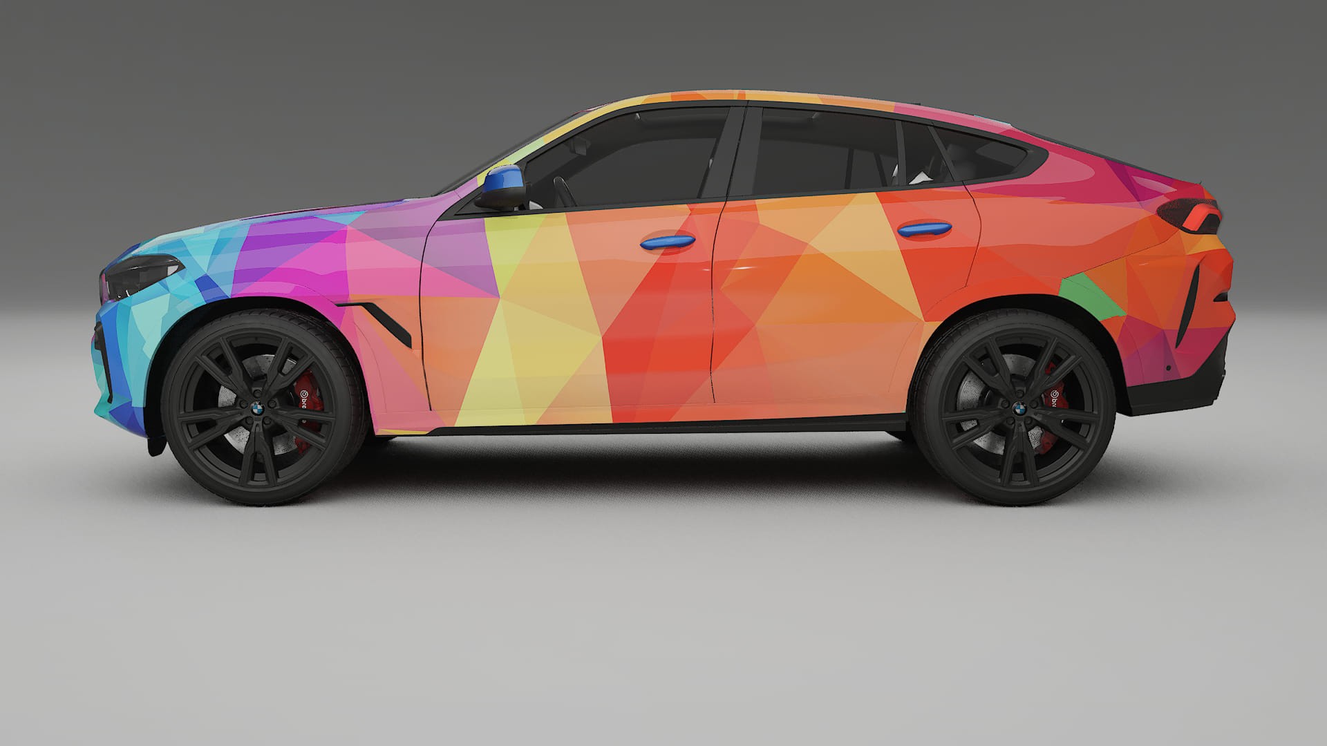 BMW X6 G06 F96 VECTOR VIBE – Designad Wrap PPF-sats i utskrivbar polyuretanfilm