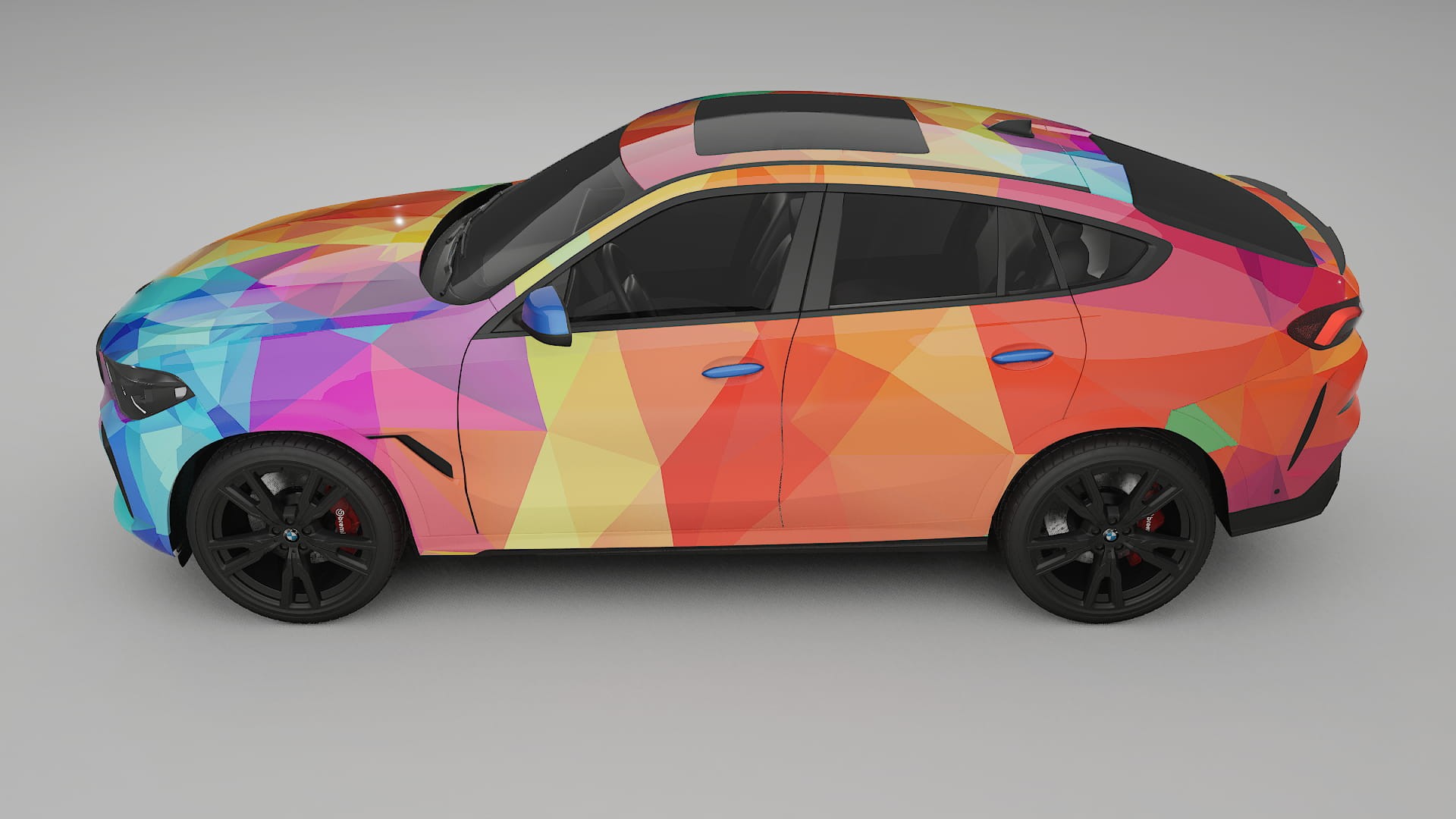 BMW X6 G06 F96 VECTOR VIBE – Designad Wrap PPF-sats i utskrivbar polyuretanfilm