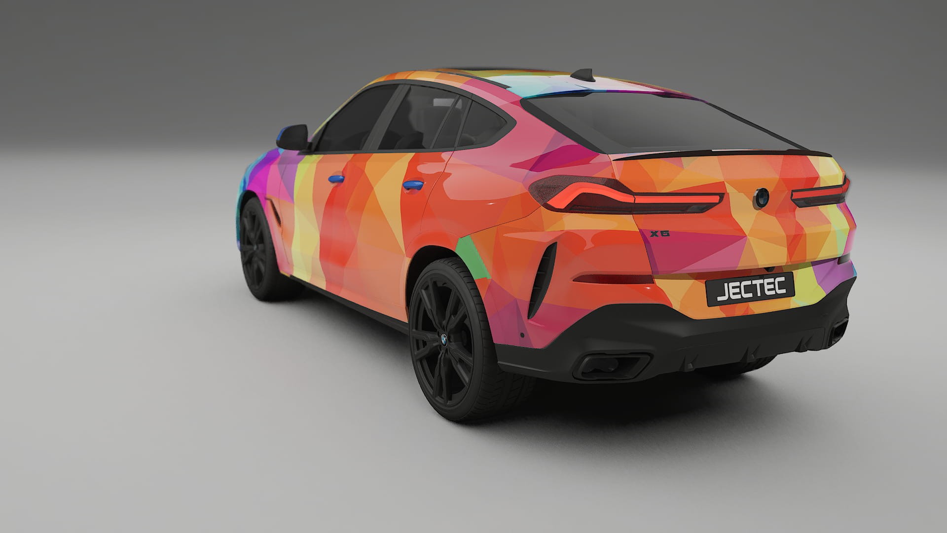 BMW X6 G06 F96 VECTOR VIBE – Designad Wrap PPF-sats i utskrivbar polyuretanfilm