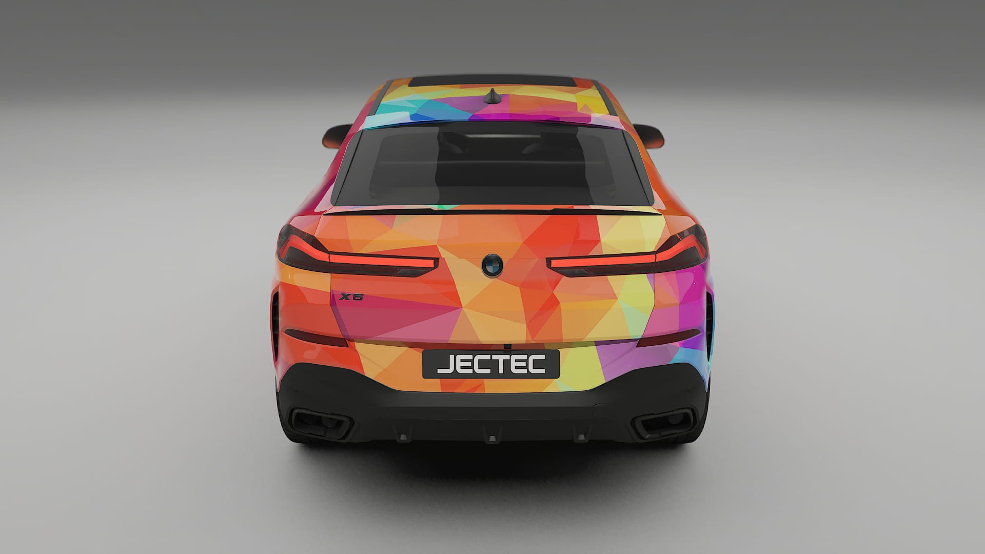 BMW X6 G06 F96 VECTOR VIBE – Designad Wrap PPF-sats i utskrivbar polyuretanfilm
