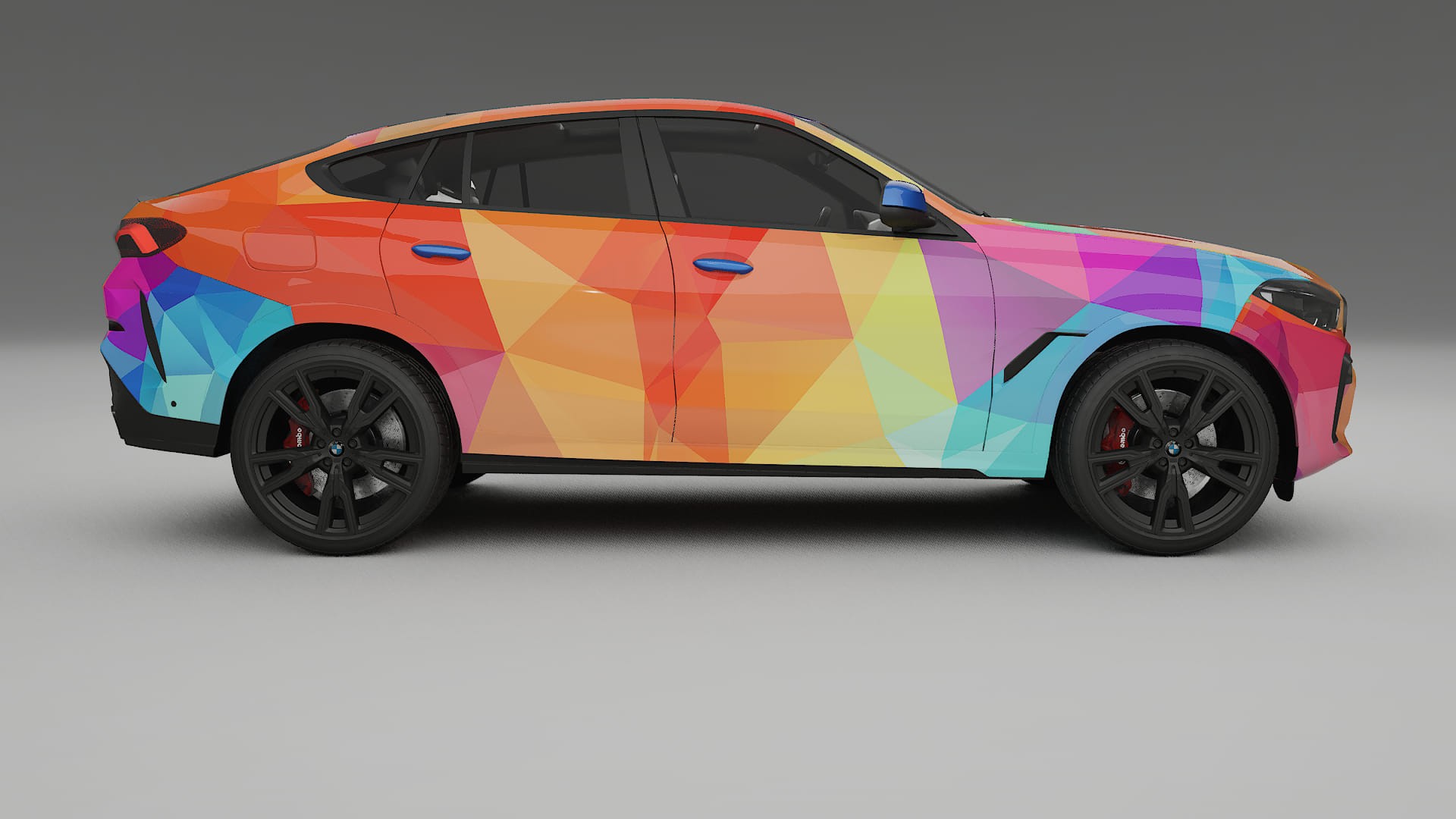 BMW X6 G06 F96 VECTOR VIBE – Designad Wrap PPF-sats i utskrivbar polyuretanfilm