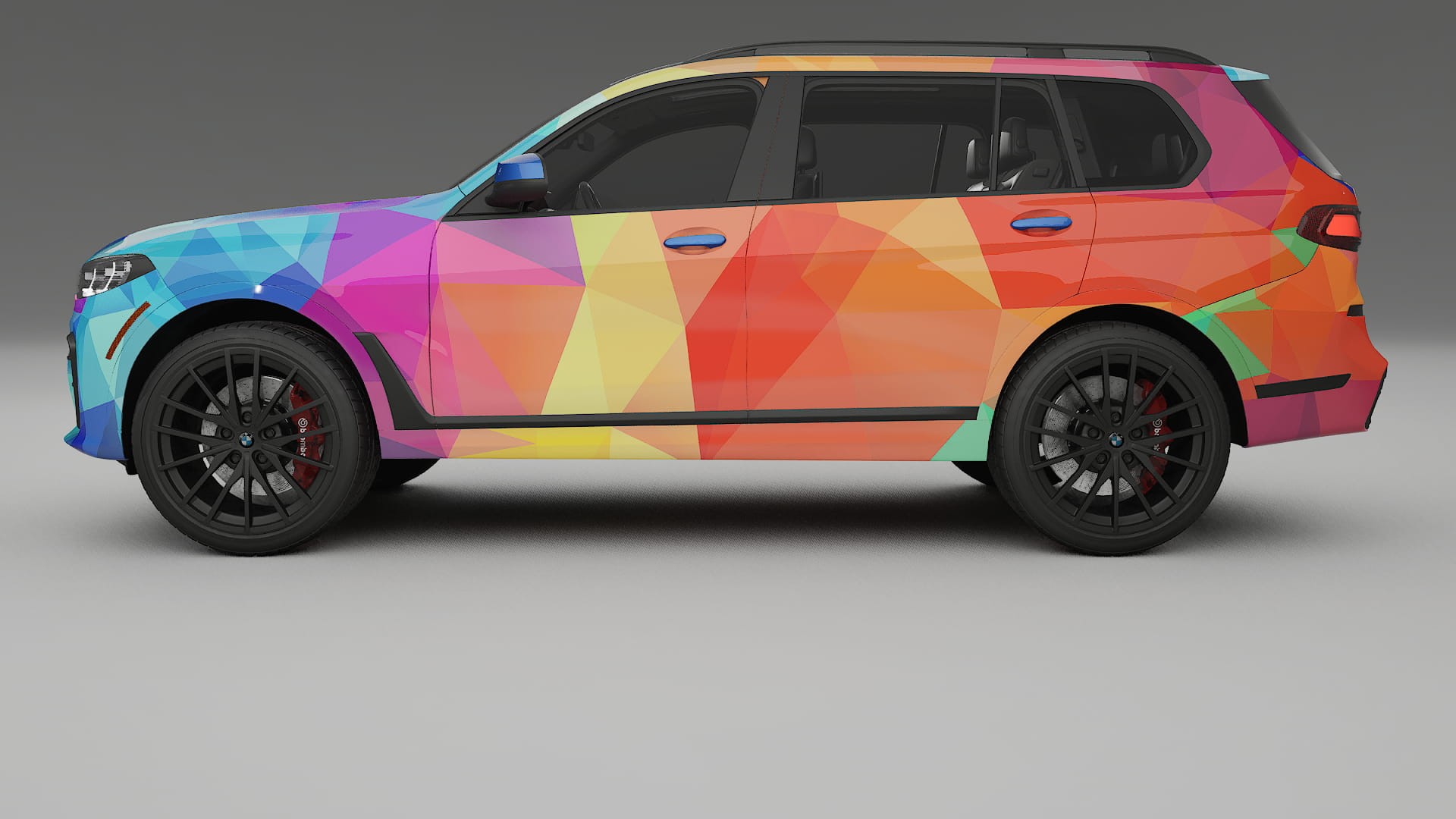 BMW X7 M G07 VECTOR VIBE – Designad Wrap PPF-sats i utskrivbar polyuretanfilm