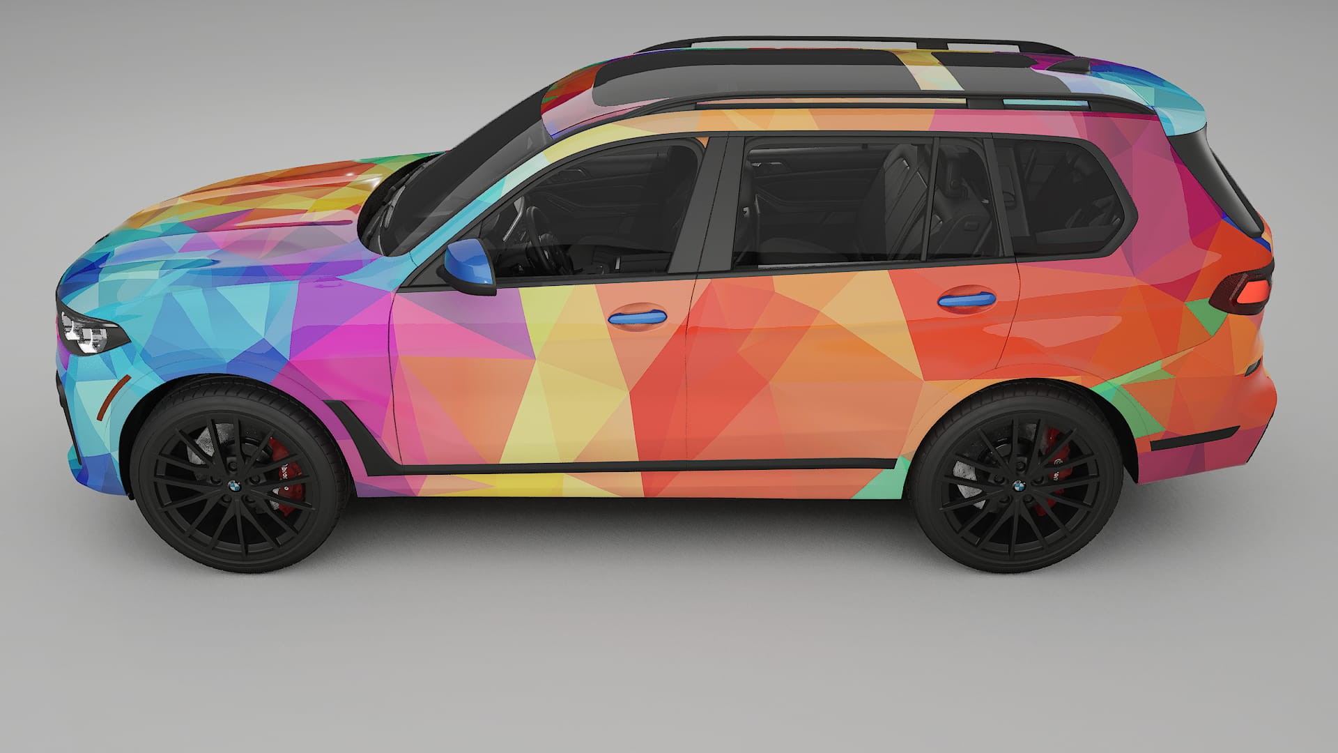 BMW X7 M G07 VECTOR VIBE – Designad Wrap PPF-sats i utskrivbar polyuretanfilm