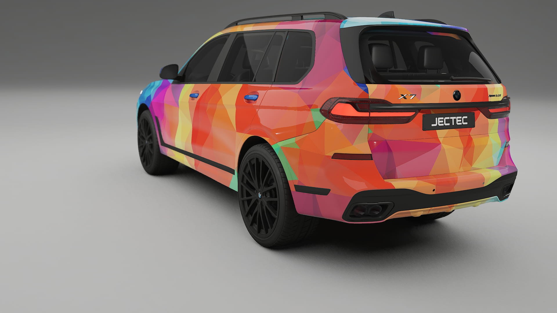 BMW X7 M G07 VECTOR VIBE – Designad Wrap PPF-sats i utskrivbar polyuretanfilm