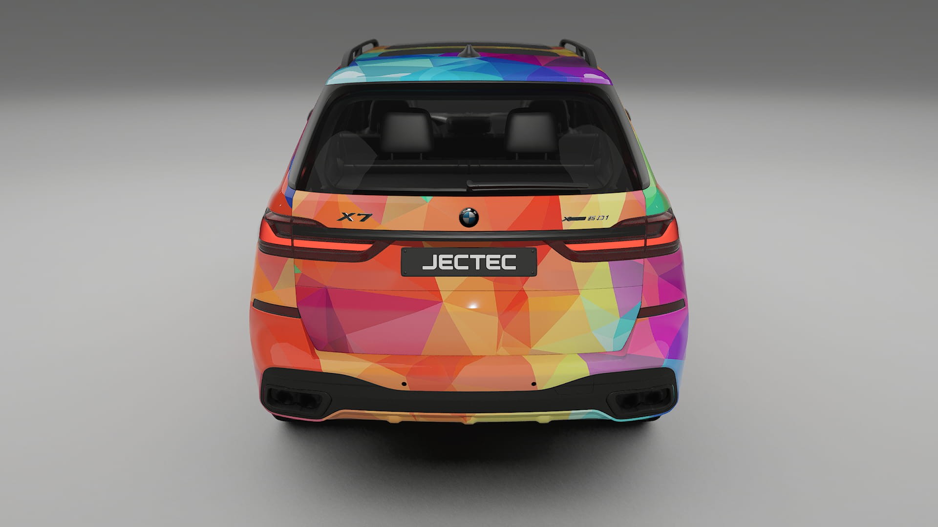 BMW X7 M G07 VECTOR VIBE – Designad Wrap PPF-sats i utskrivbar polyuretanfilm
