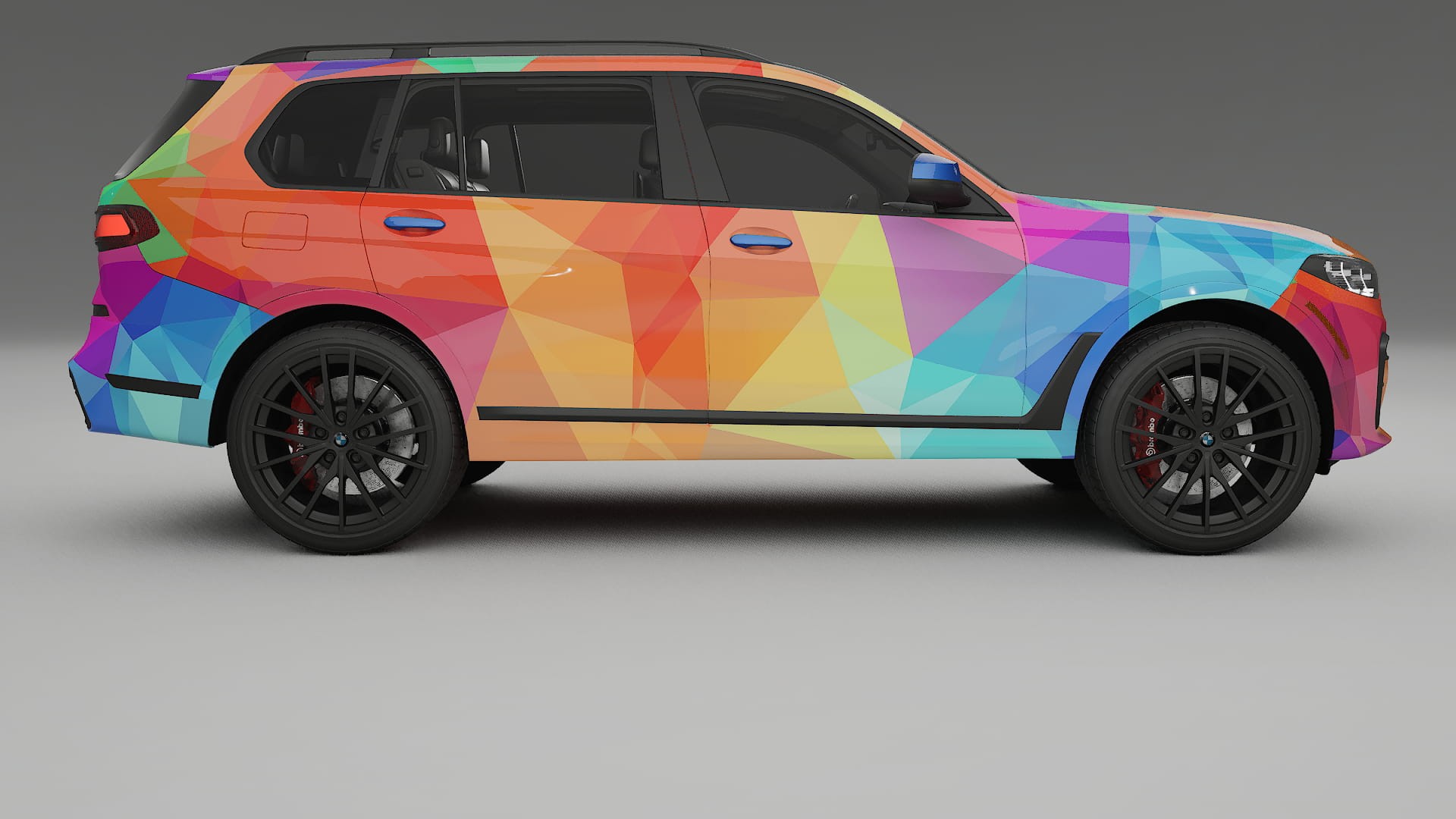 BMW X7 M G07 VECTOR VIBE – Designad Wrap PPF-sats i utskrivbar polyuretanfilm