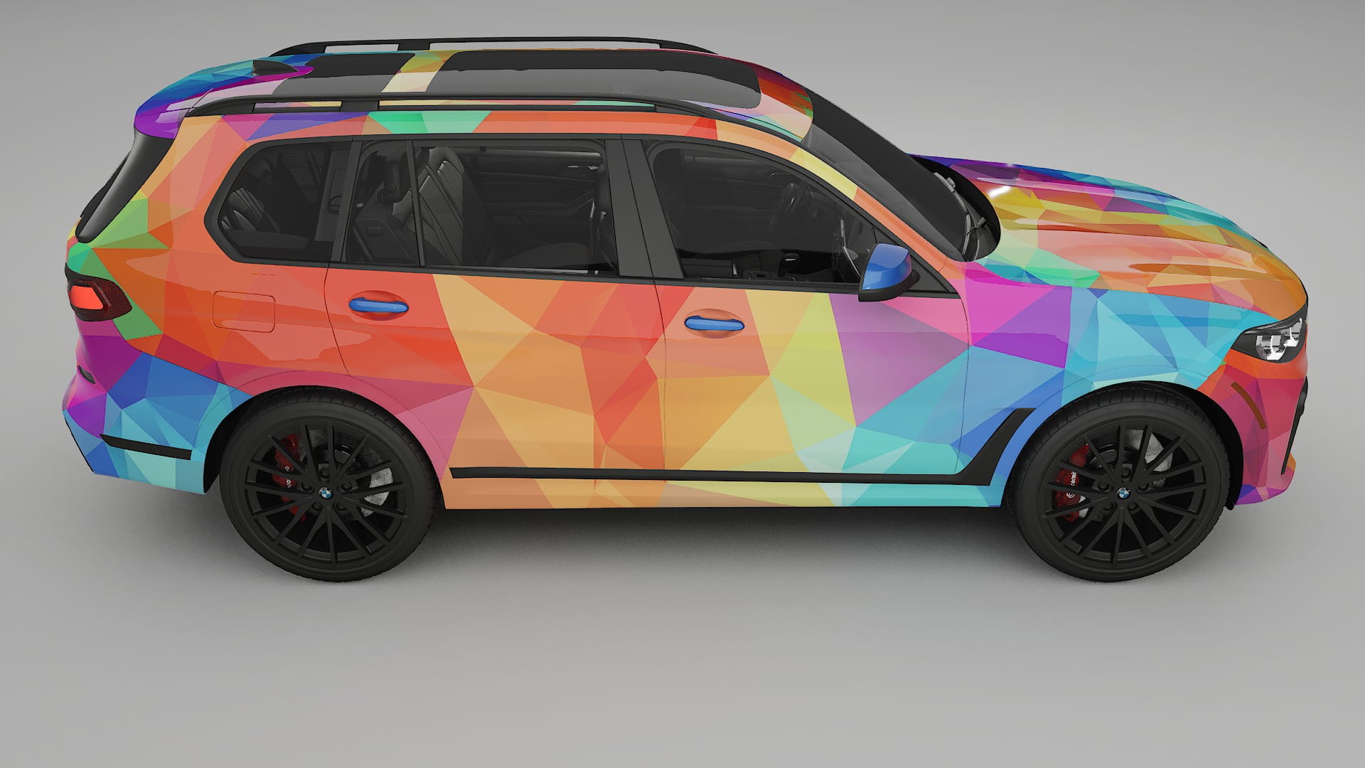 BMW X7 M G07 VECTOR VIBE – Designad Wrap PPF-sats i utskrivbar polyuretanfilm