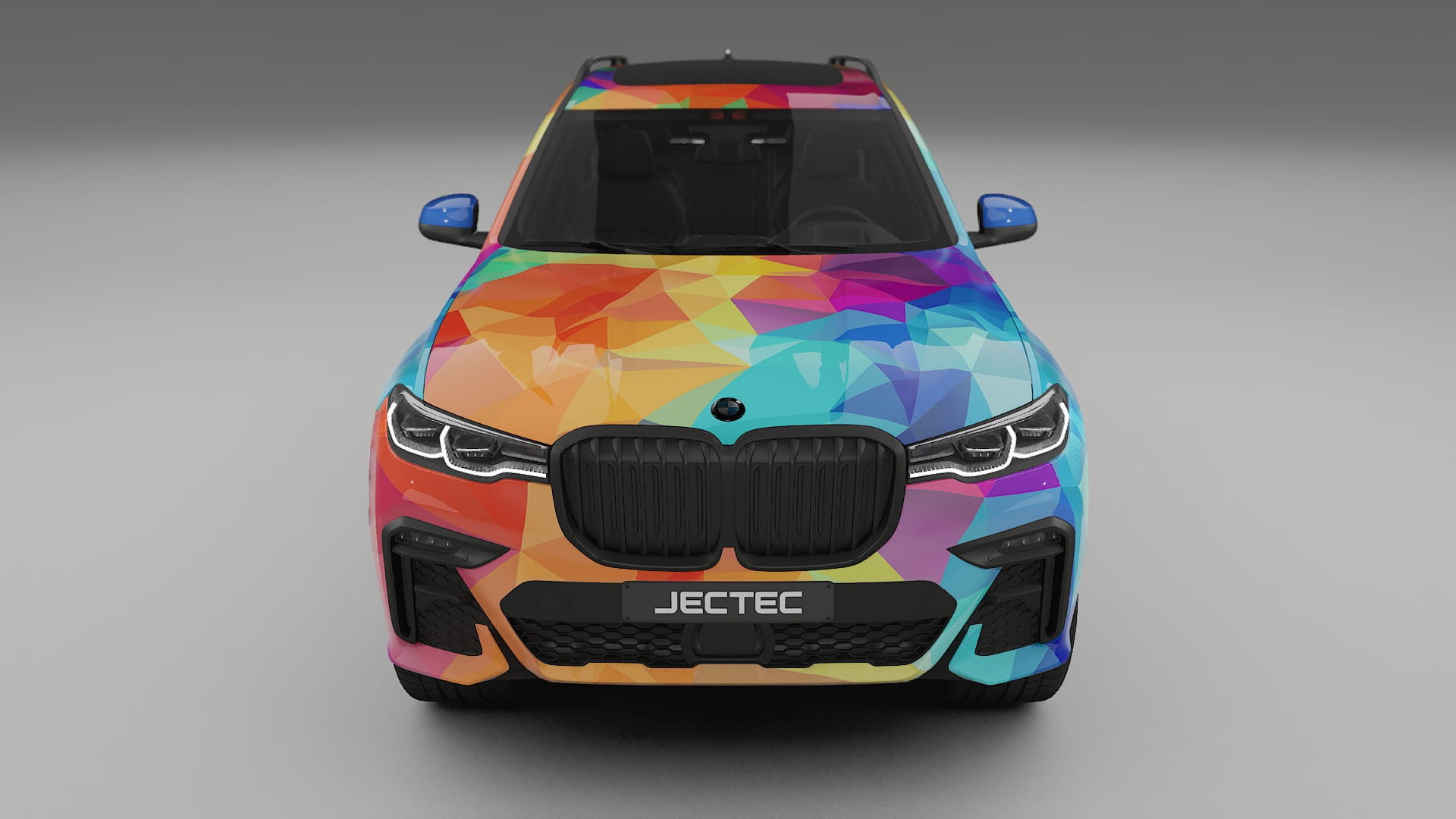 BMW X7 M G07 VECTOR VIBE – Designad Wrap PPF-sats i utskrivbar polyuretanfilm