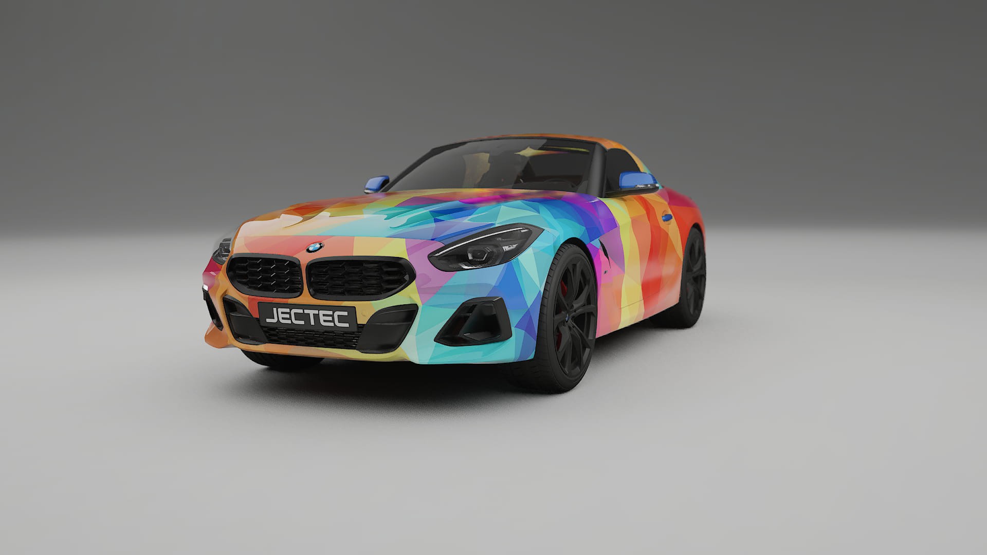 BMW Z4 G29 VECTOR VIBE – Designad Wrap PPF-sats i utskrivbar polyuretanfilm
