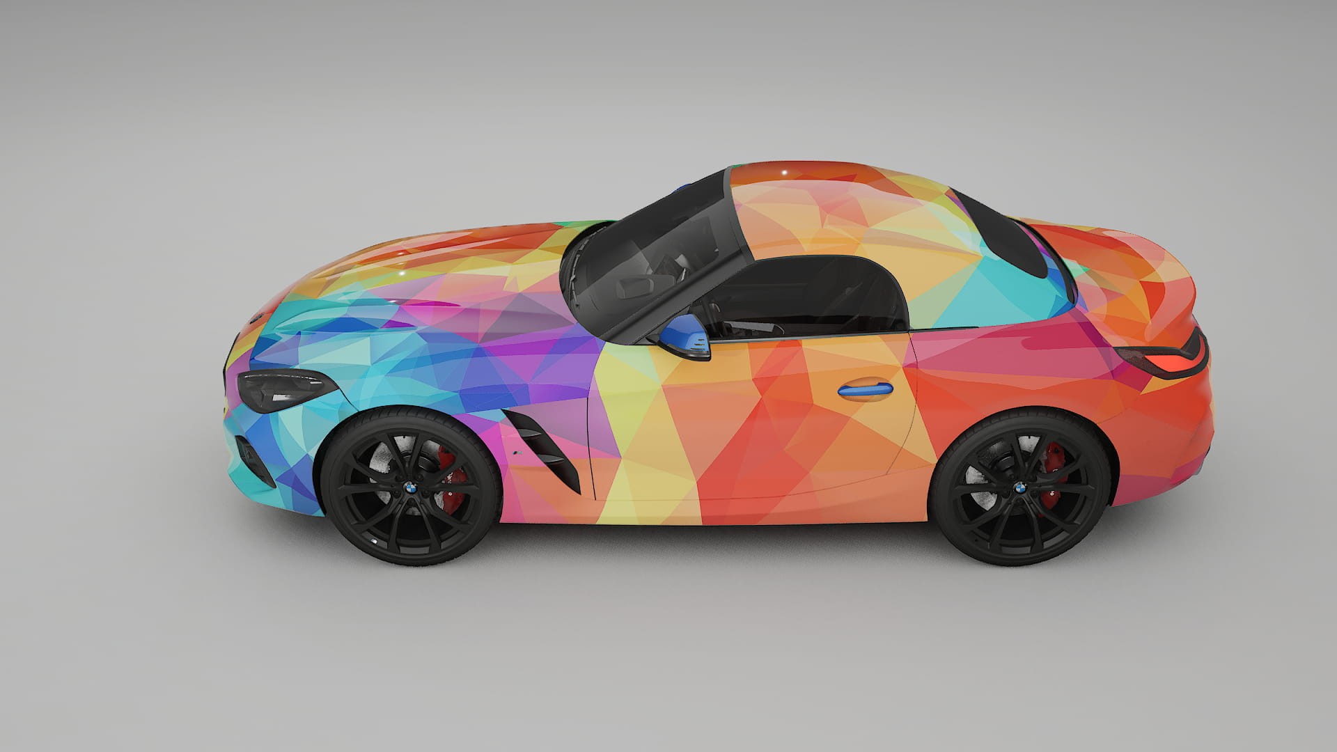 BMW Z4 G29 VECTOR VIBE – Designad Wrap PPF-sats i utskrivbar polyuretanfilm