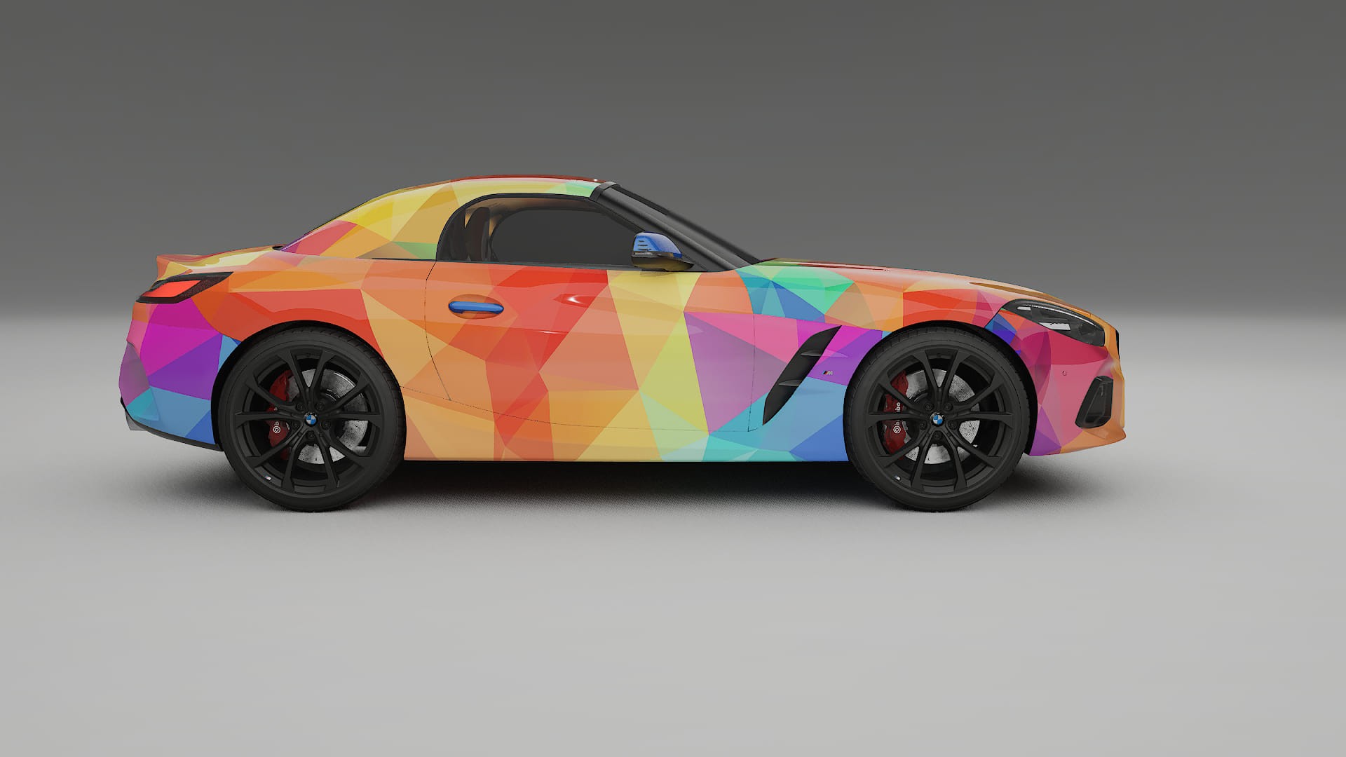 BMW Z4 G29 VECTOR VIBE – Designad Wrap PPF-sats i utskrivbar polyuretanfilm