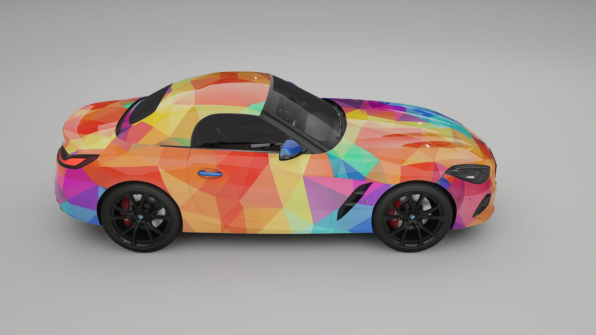 BMW Z4 G29 VECTOR VIBE – Designad Wrap PPF-sats i utskrivbar polyuretanfilm