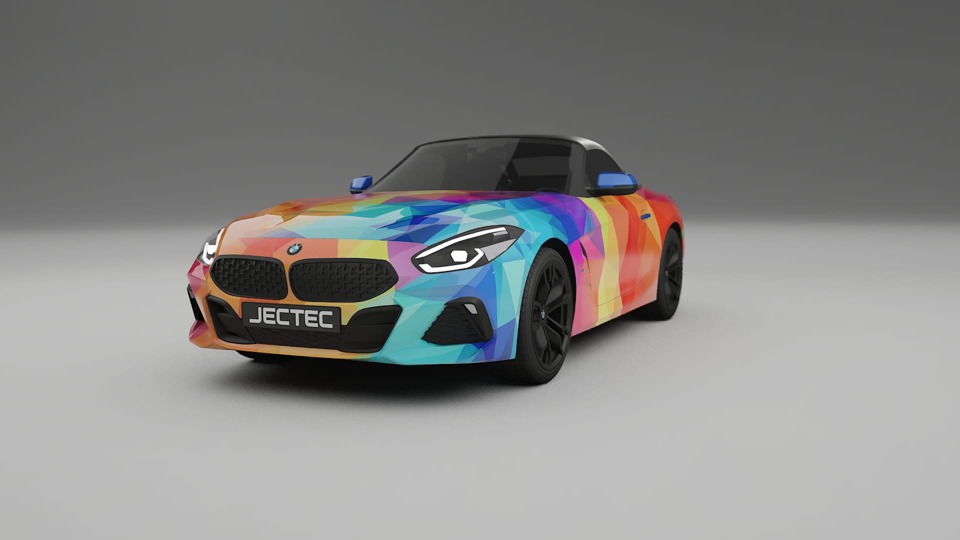 BMW Z4 G29 M40i First edition roadster VECTOR VIBE – Designad Wrap PPF-sats i utskrivbar polyuretanfilm