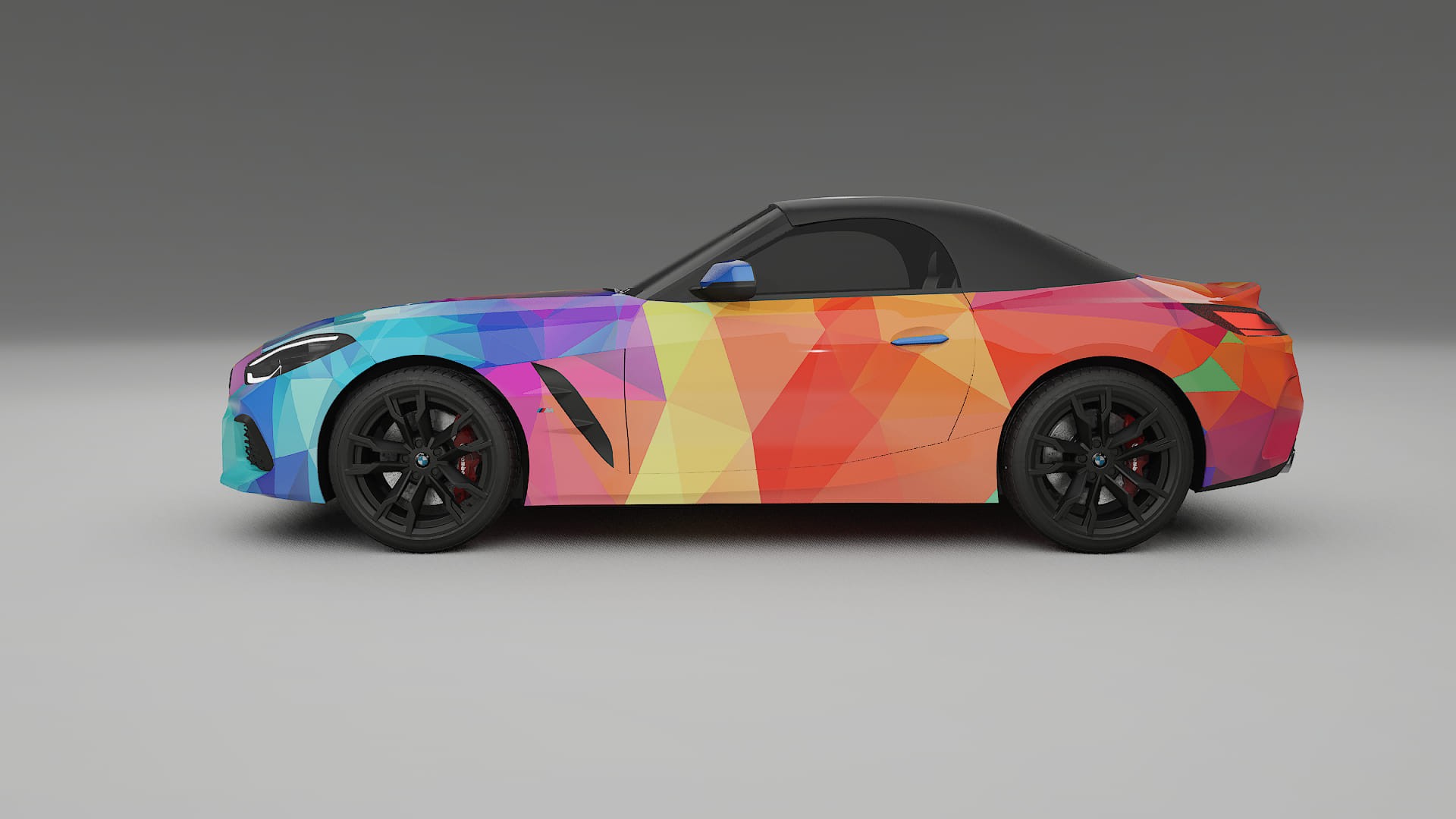 BMW Z4 G29 M40i First edition roadster VECTOR VIBE – Designad Wrap PPF-sats i utskrivbar polyuretanfilm