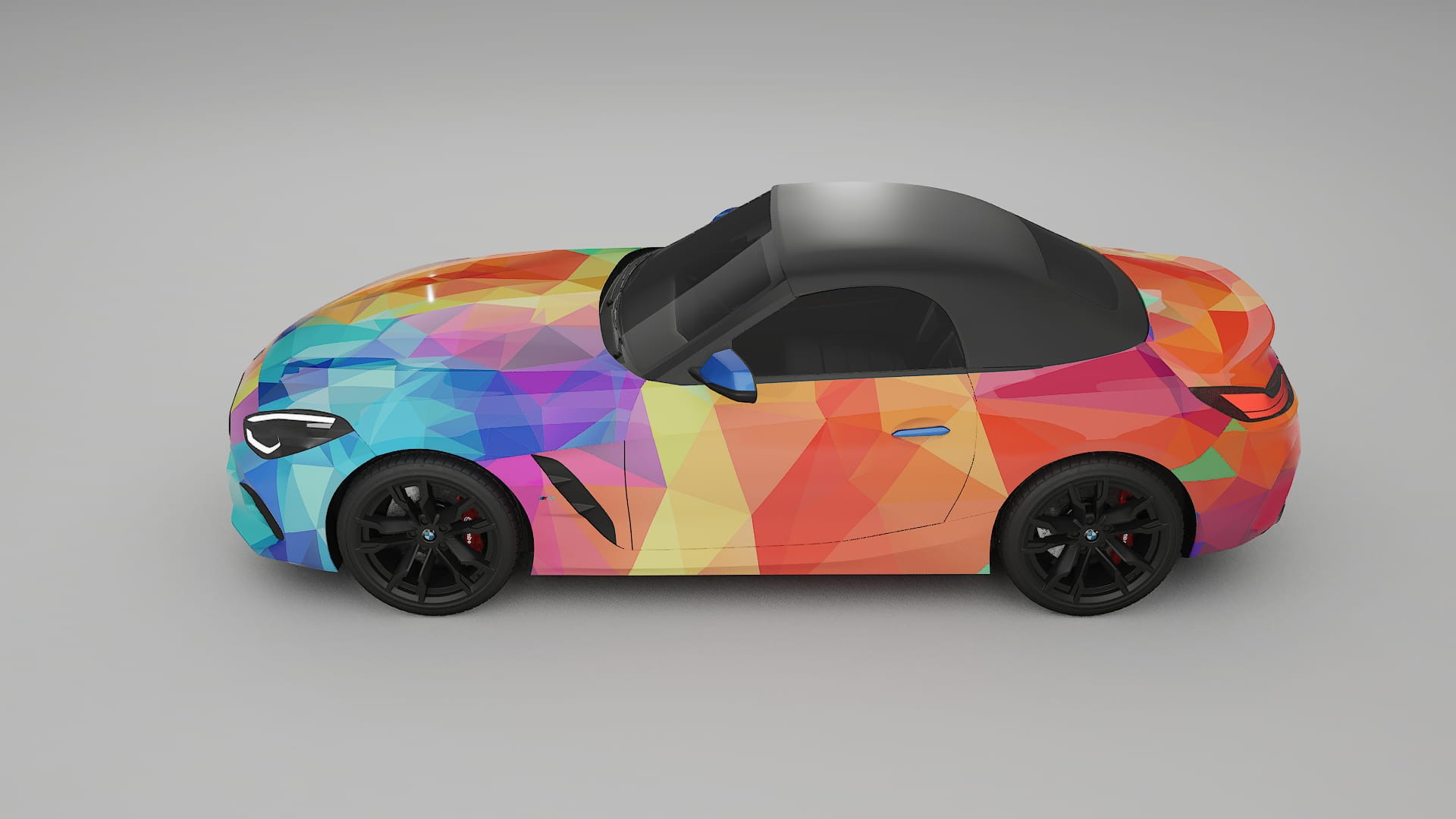 BMW Z4 G29 M40i First edition roadster VECTOR VIBE – Designad Wrap PPF-sats i utskrivbar polyuretanfilm