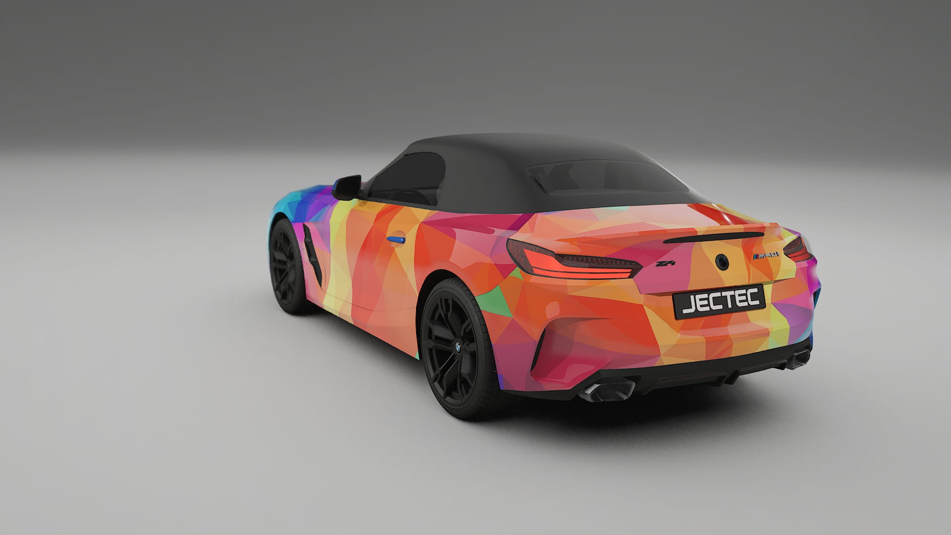 BMW Z4 G29 M40i First edition roadster VECTOR VIBE – Designad Wrap PPF-sats i utskrivbar polyuretanfilm